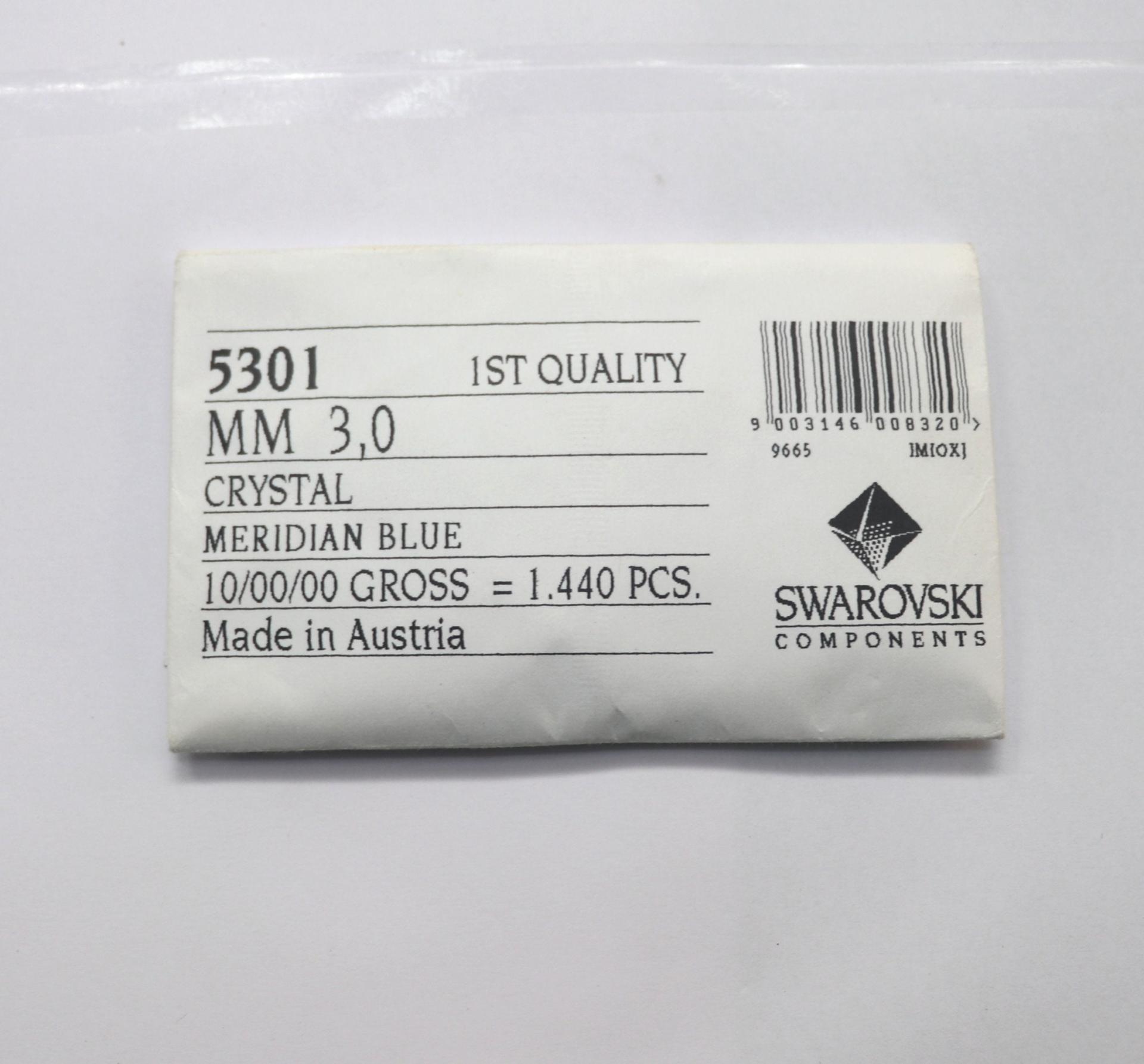 3mm Crystal Meridian Blue Swarovski Bicone 5301 Beads 36/72/144/432/720 Pieces Jewelry findings, embroidery materials, jewelry