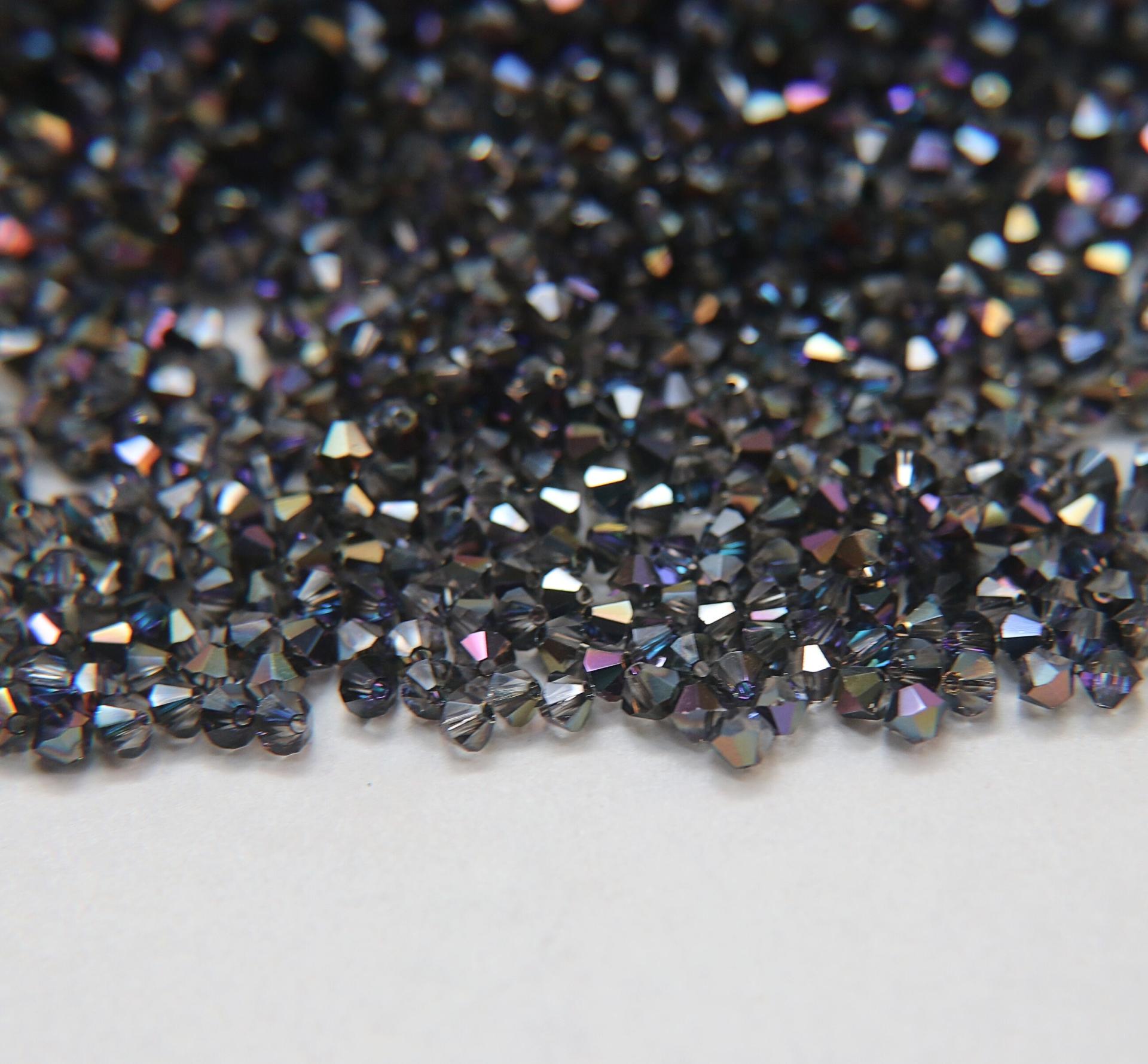 Crystal Heliotrope (4mm) Swarovski Bicone beads 36/72/144/432/720Pieces craft supplies, love beads, vintage findings