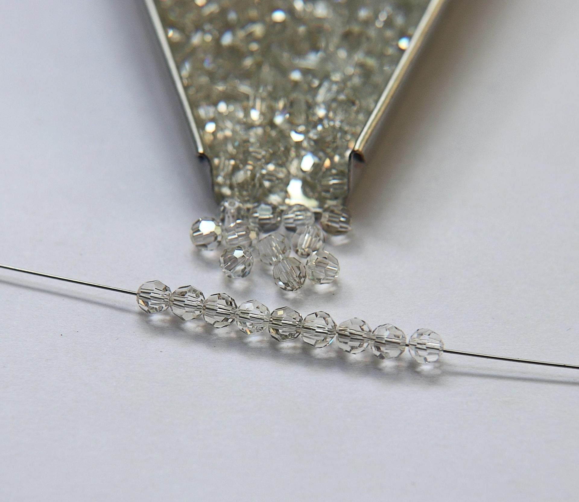 4mm Swarovski 5000 (20 Colors) Faceted Round Beads 6/12/36/72/144/288/720/1440 Pieces Jewelry making beads, ROUND BEADS, vintage findings