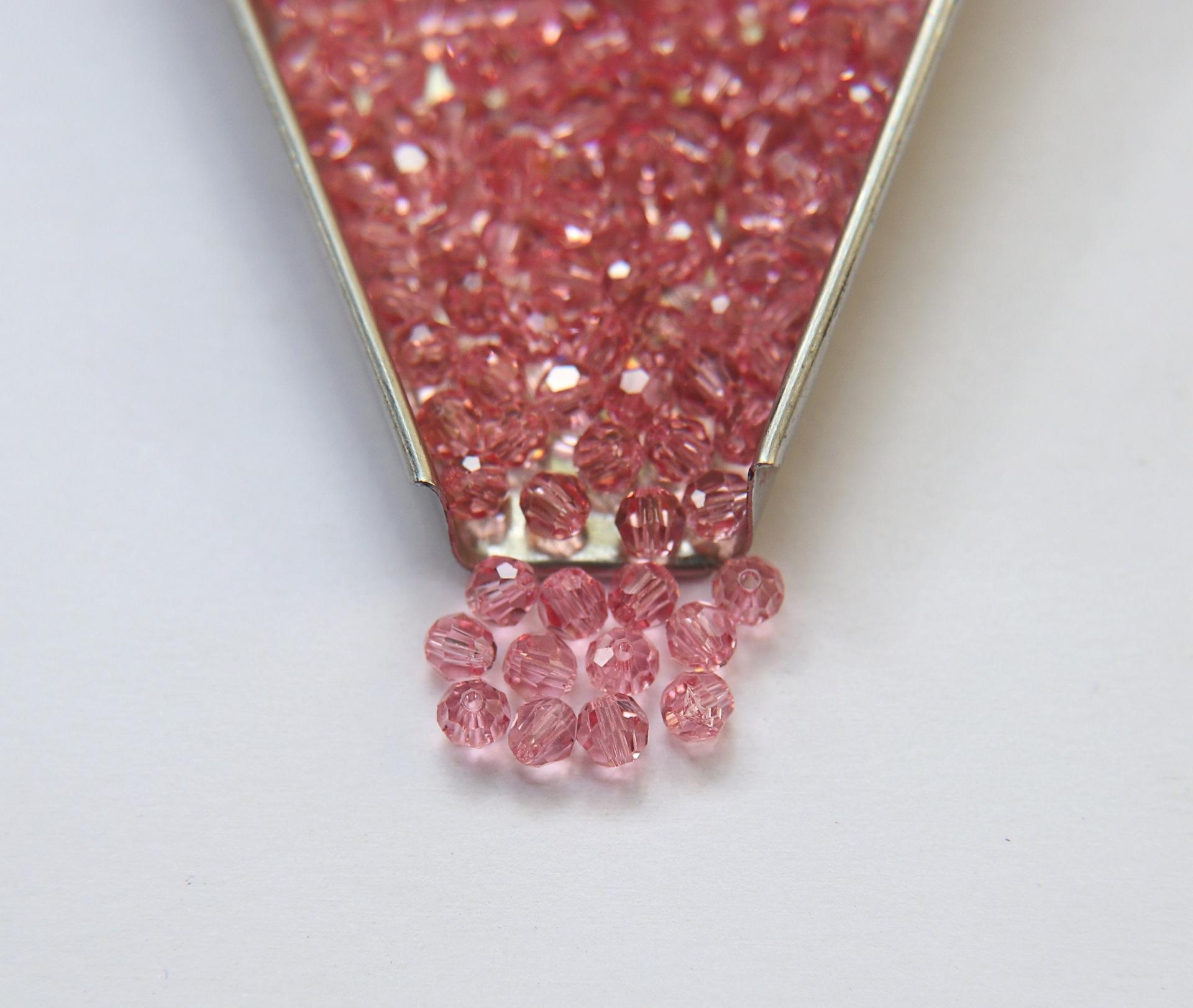 4mm Swarovski 5000 (20 Colors) Faceted Round Beads 6/12/36/72/144/288/720/1440 Pieces Jewelry making beads, ROUND BEADS, vintage findings