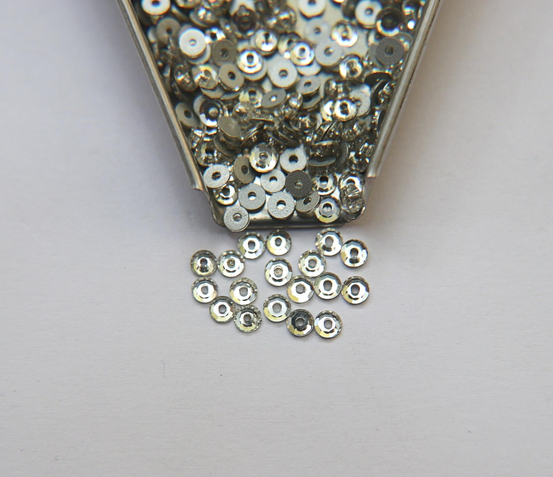 Swarovski Crystal 3MM Lochrose SEW ON STONES 3128 or 3112 or 3000 24/72/144/720 Pieces, embroidery materials, couture material
