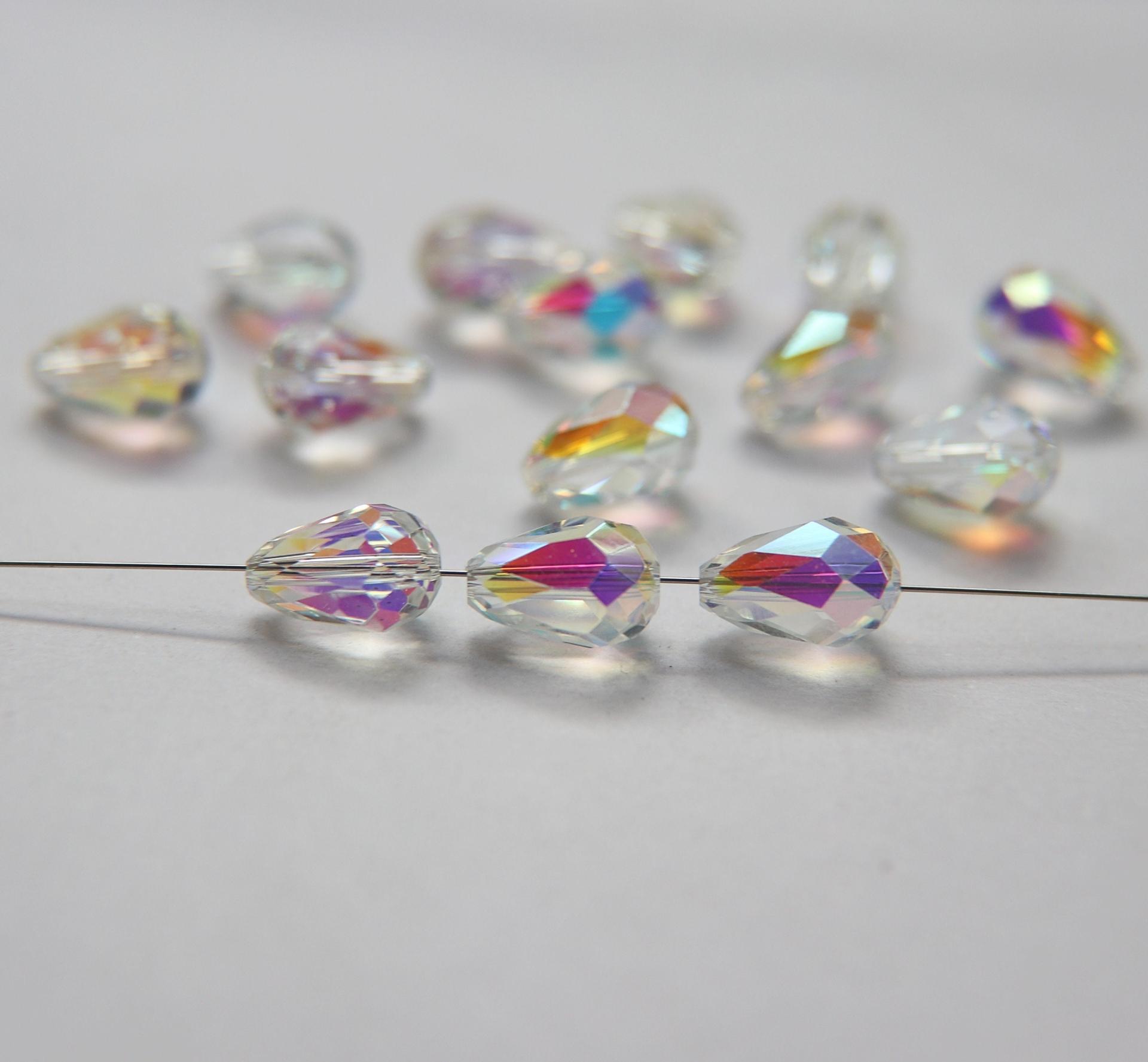 5500 12X8 MM Swarovski Pear Beads (7 COLOURS) 2/12/36 Pieces, fancy beads decorations, wedding embellishments, jewelry making