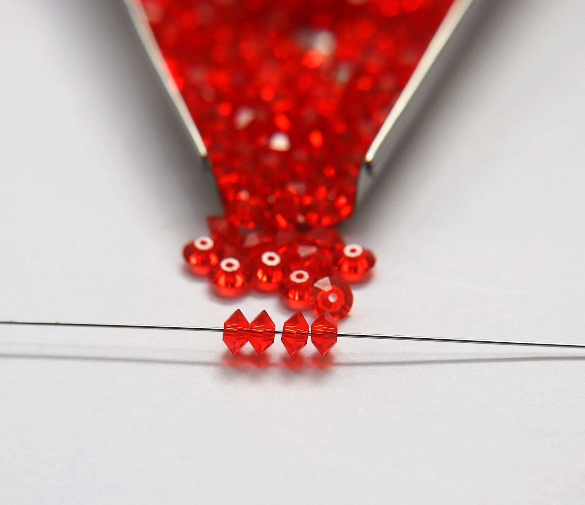 5x3mm Crystal Swarovski 5305 Flat Bicone Beads Hyacinth (236) 36/72/144/432/720 Pieces vintage premium beads, wedding embellishments