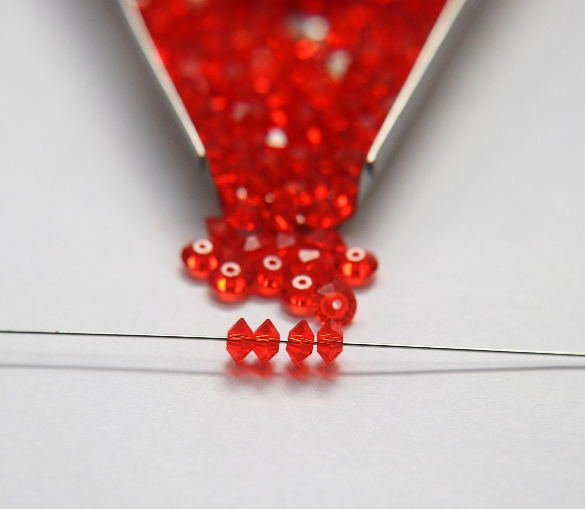 5x3mm Crystal Swarovski 5305 Flat Bicone Beads Hyacinth (236) 36/72/144/432/720 Pieces vintage premium beads, wedding embellishments