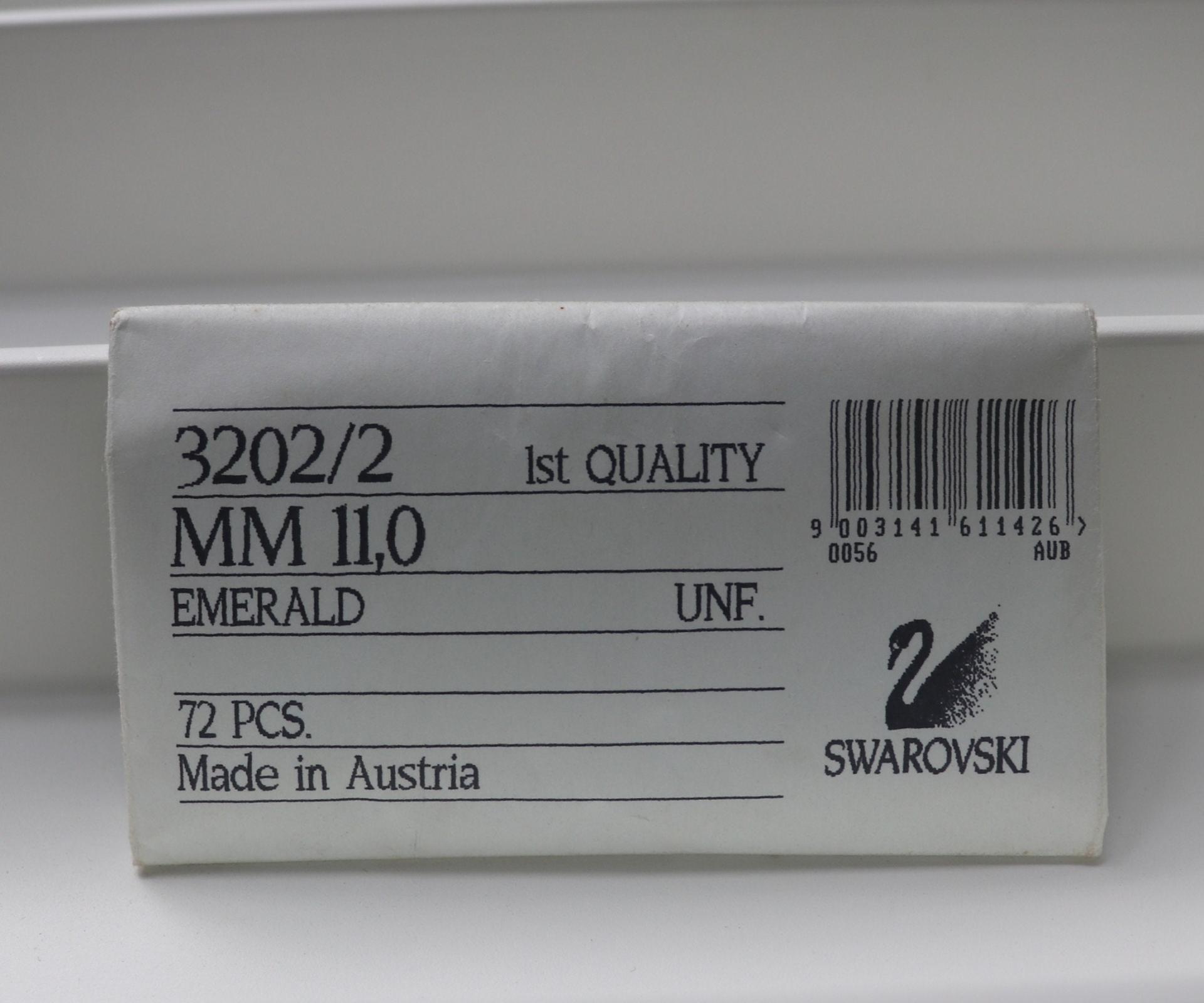 Swarovski 11mm Table cut Emerald Sew-On Bead 3202/2, embroidery, jewelry parts 6/12/72 pieces jewelry making, couture embellishments