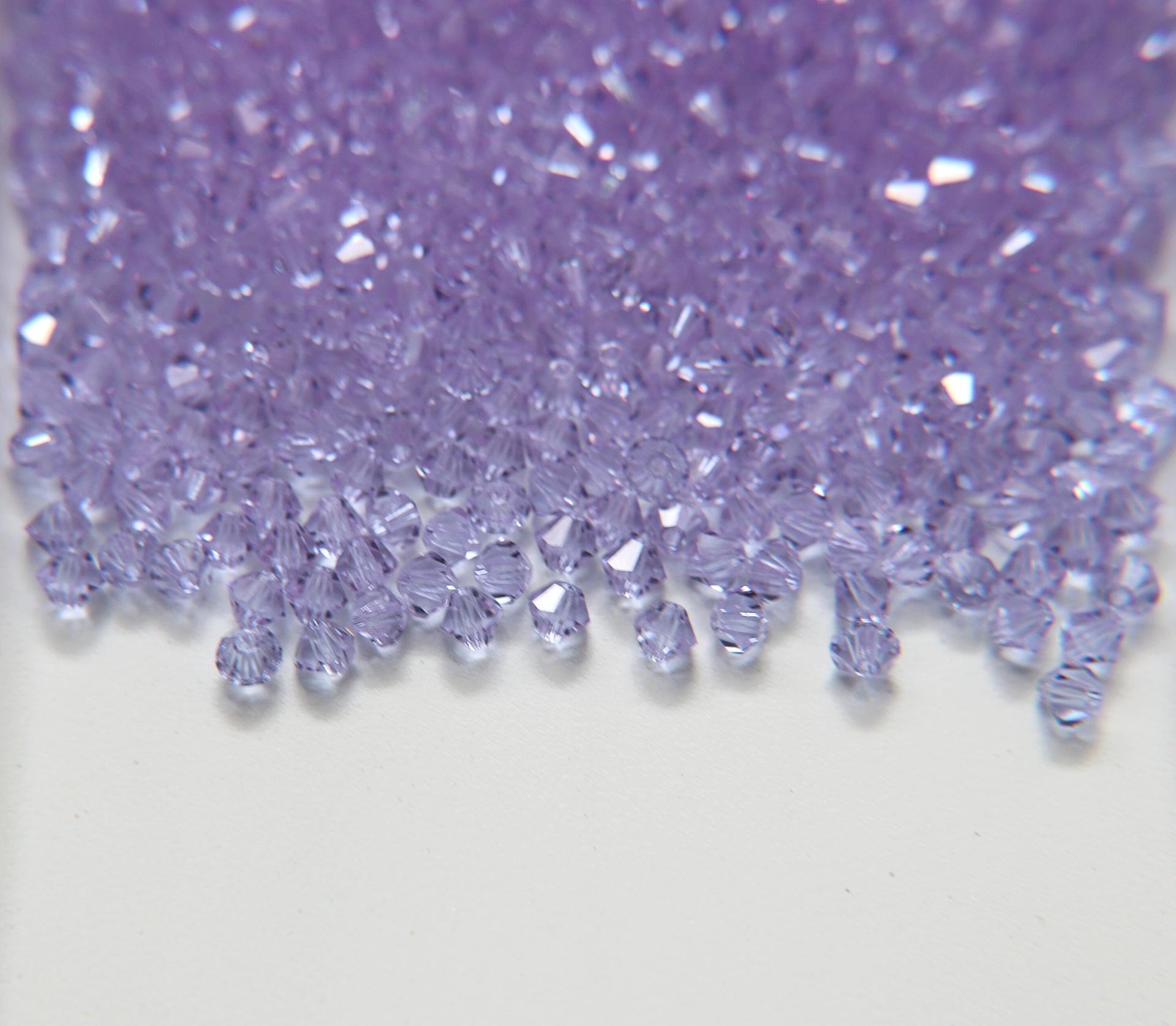 4MM Provence Lavender Swarovski Bicone Beads Cuts 36/72/144/432/720 Pieces (283) jewelry supplies, embroidery materials