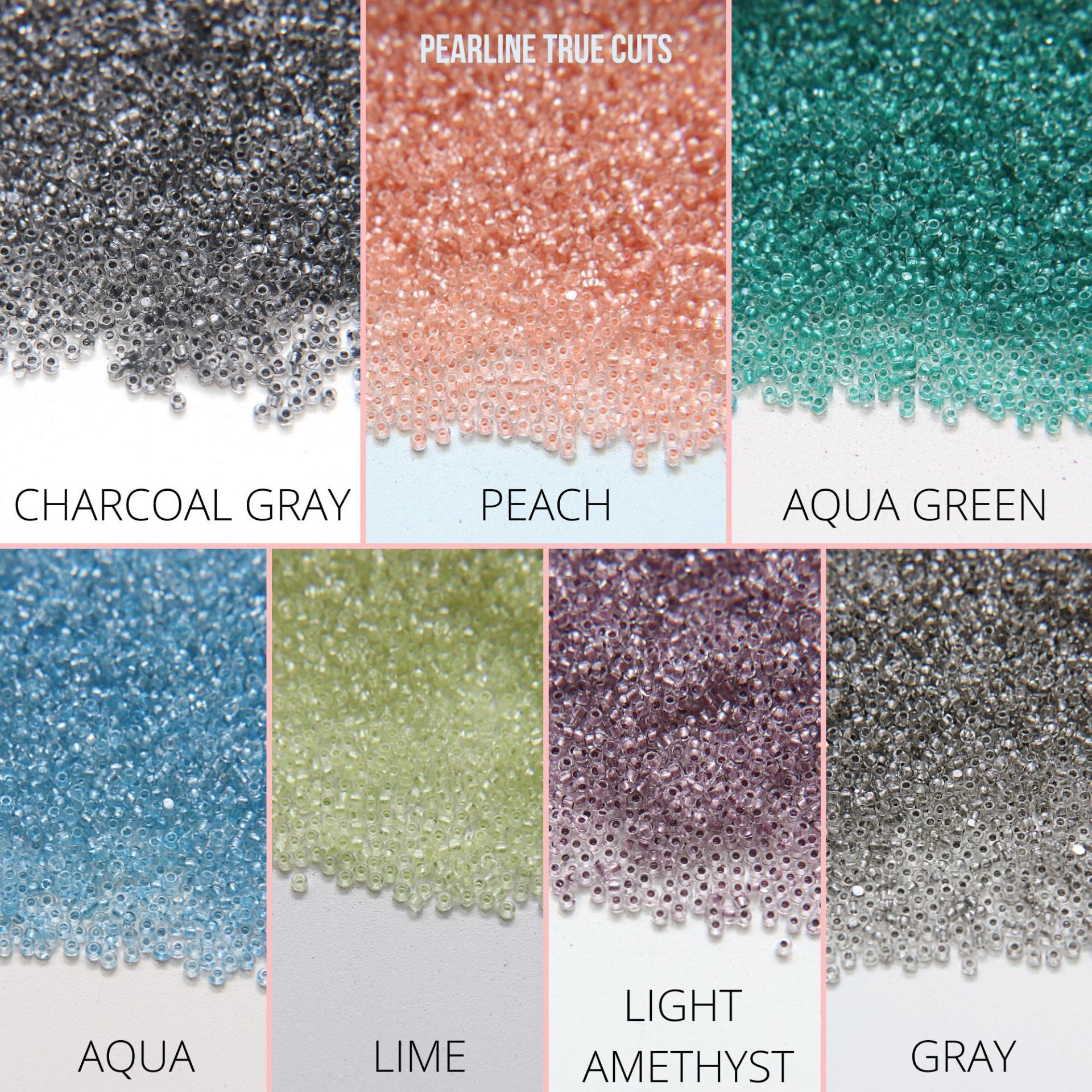 13/0 Charlotte Cut Beads in Pearl Linings (13 Colors) 5/10/20/50/250/500 Grams PREMIUM SEED BEADS