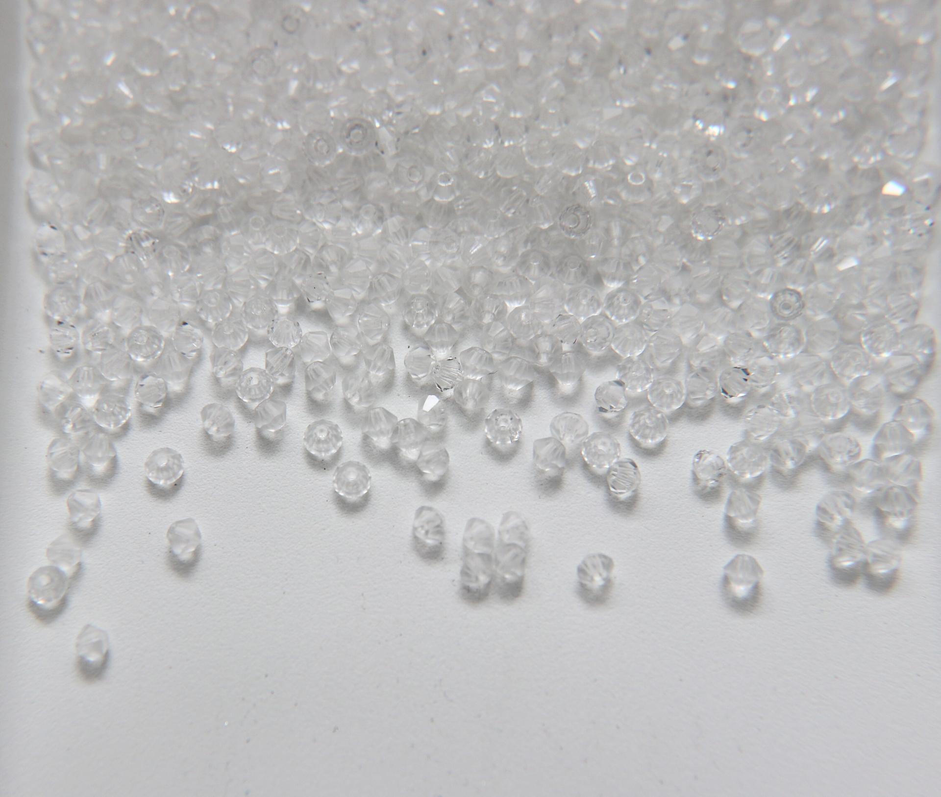 3mm Crystal MATT Swarovski Bicone beads Cuts 72/144/432/1000 Pieces (001) Jewelry findings, embroidery materials, jewelry making, rare beads