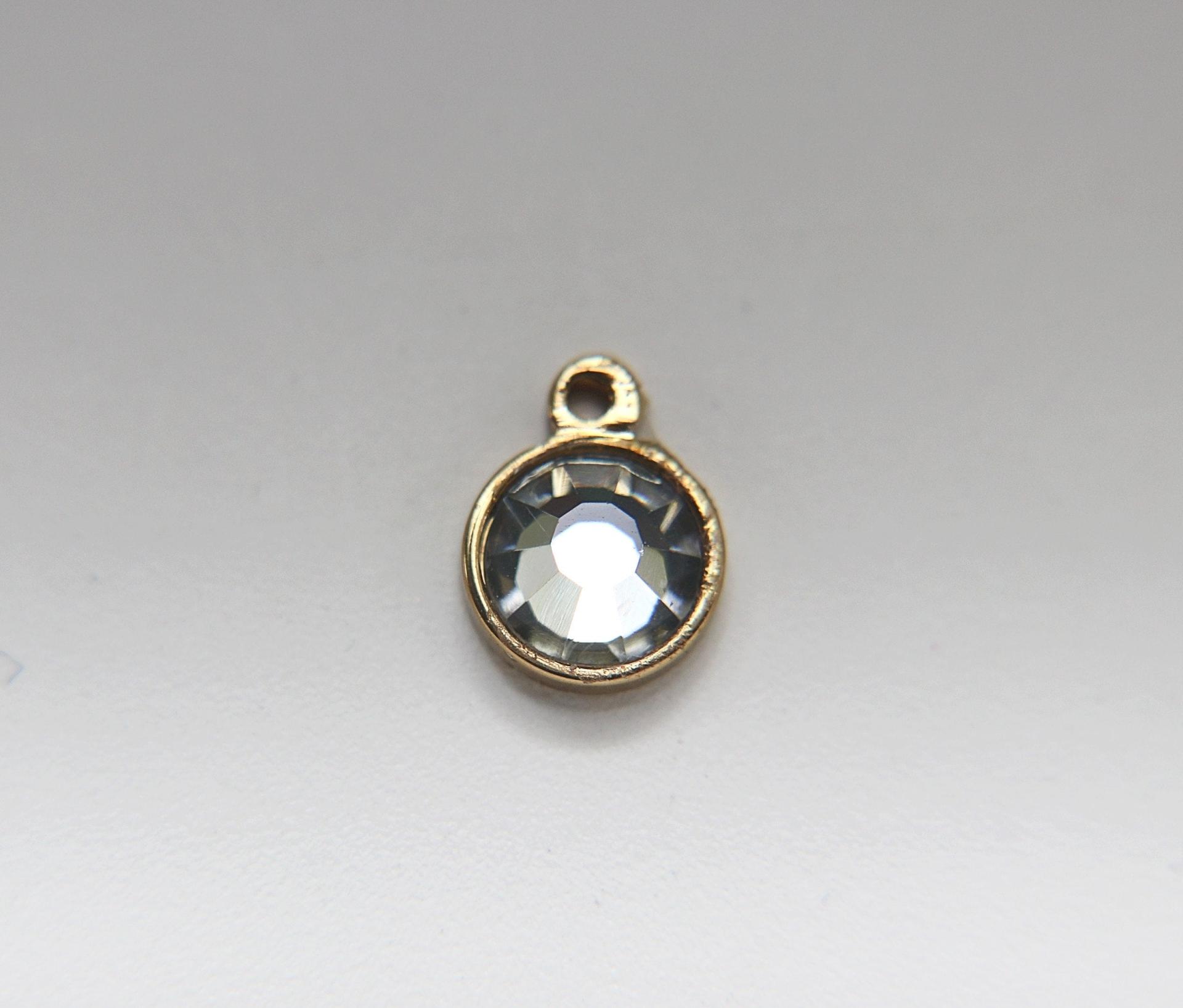 Swarovski 10mm Round setting drop one loop (4 Colours) 12/24/100/500 Pieces jewelry supplies