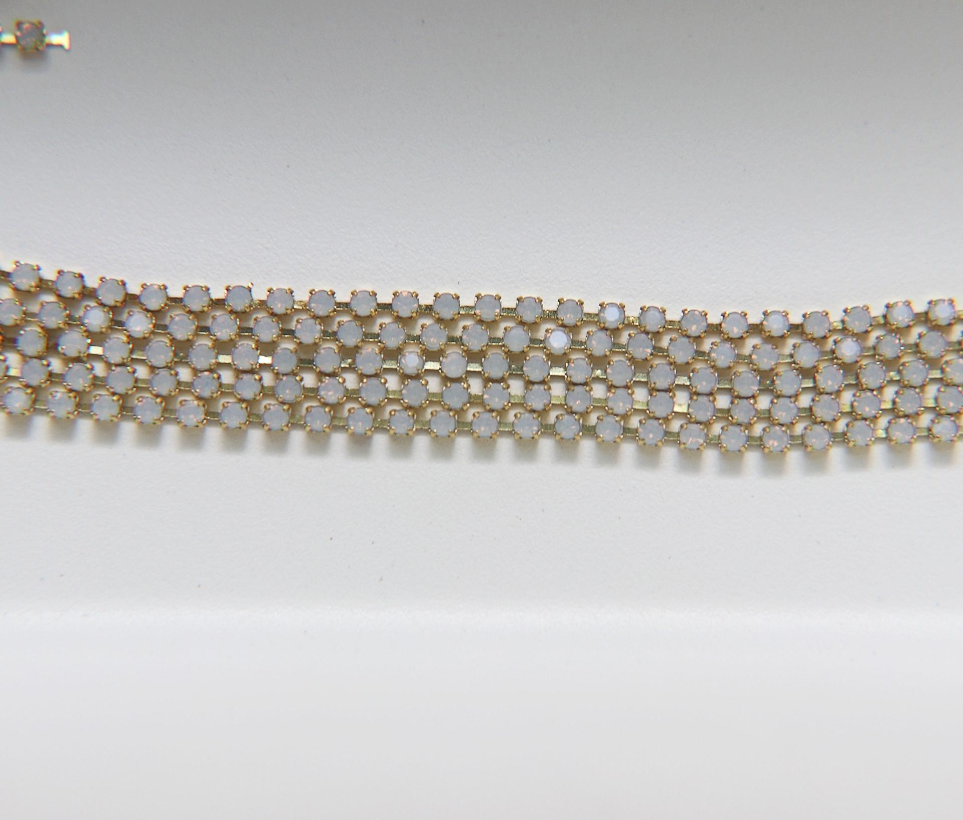 10PP PRECIOSA Cup Chain Clear Rhinestone Cup Chain 1.6mm - Brass Setting - Crystal Clear 0.5/1/2/5 Meters Nail Art