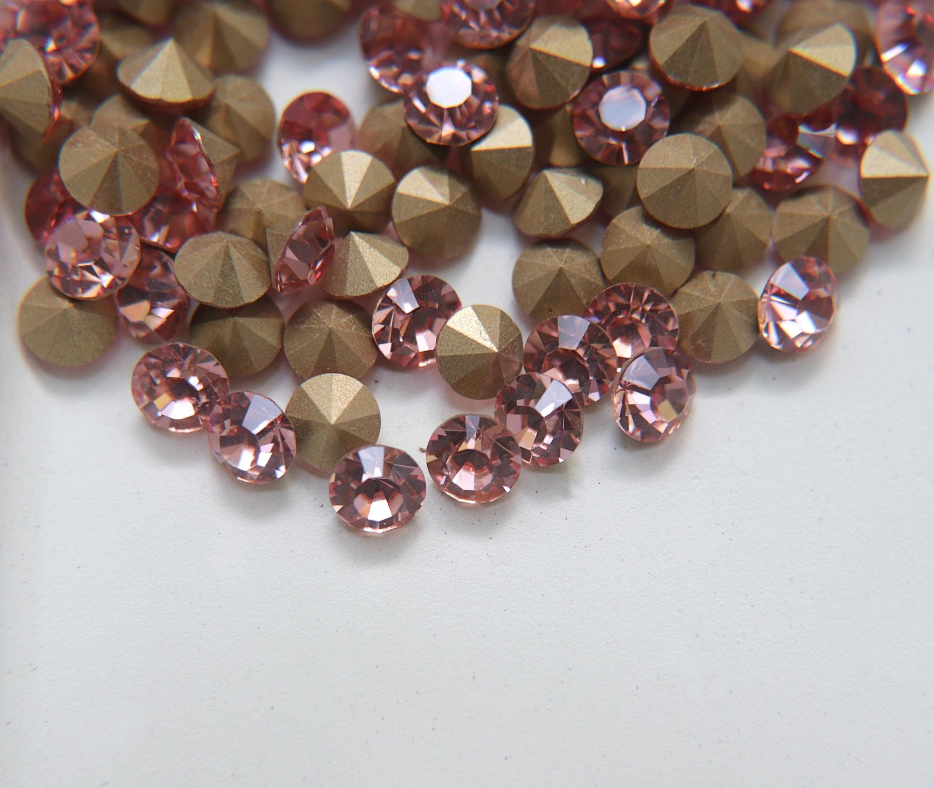 Swarovski 34ss Chatons Round (3 colours) 6/12/24/100/300 Pieces Rhinestone, repair, embellishments, art