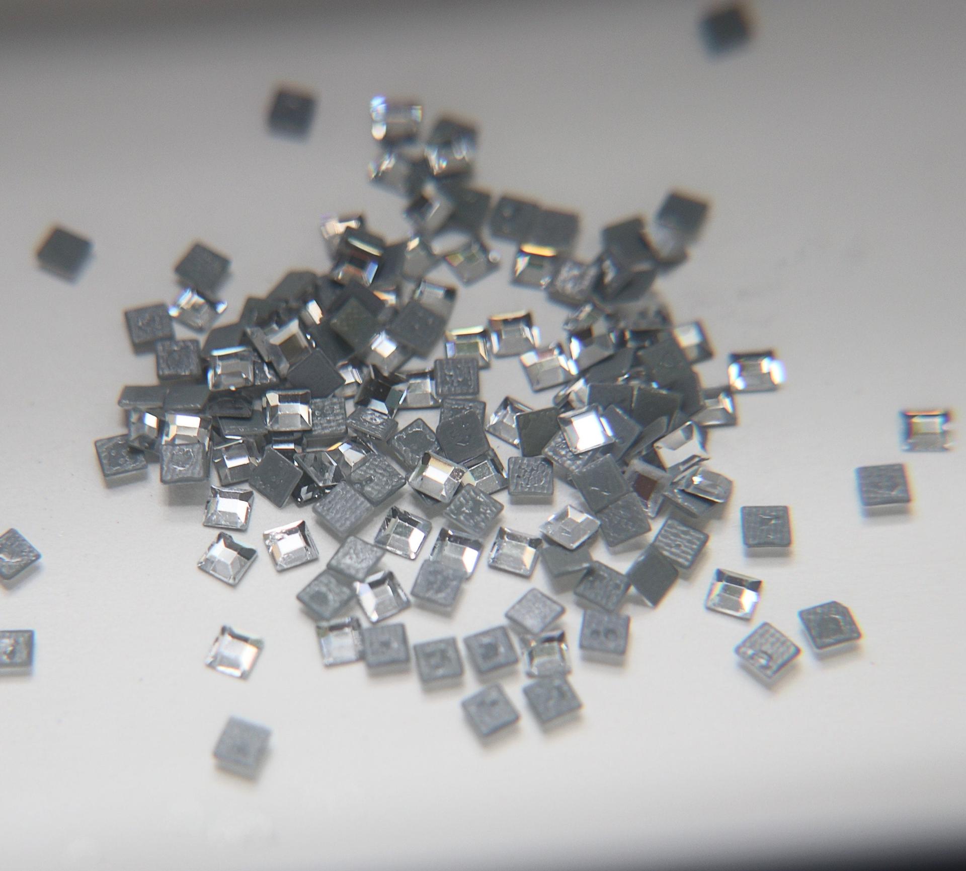 3mm Swarovski Hotfix Crystal 2400 Square Flat Back Crystal 24/72/144/432/720 Pieces Nail art decoration, craft supplies, wedding decorations