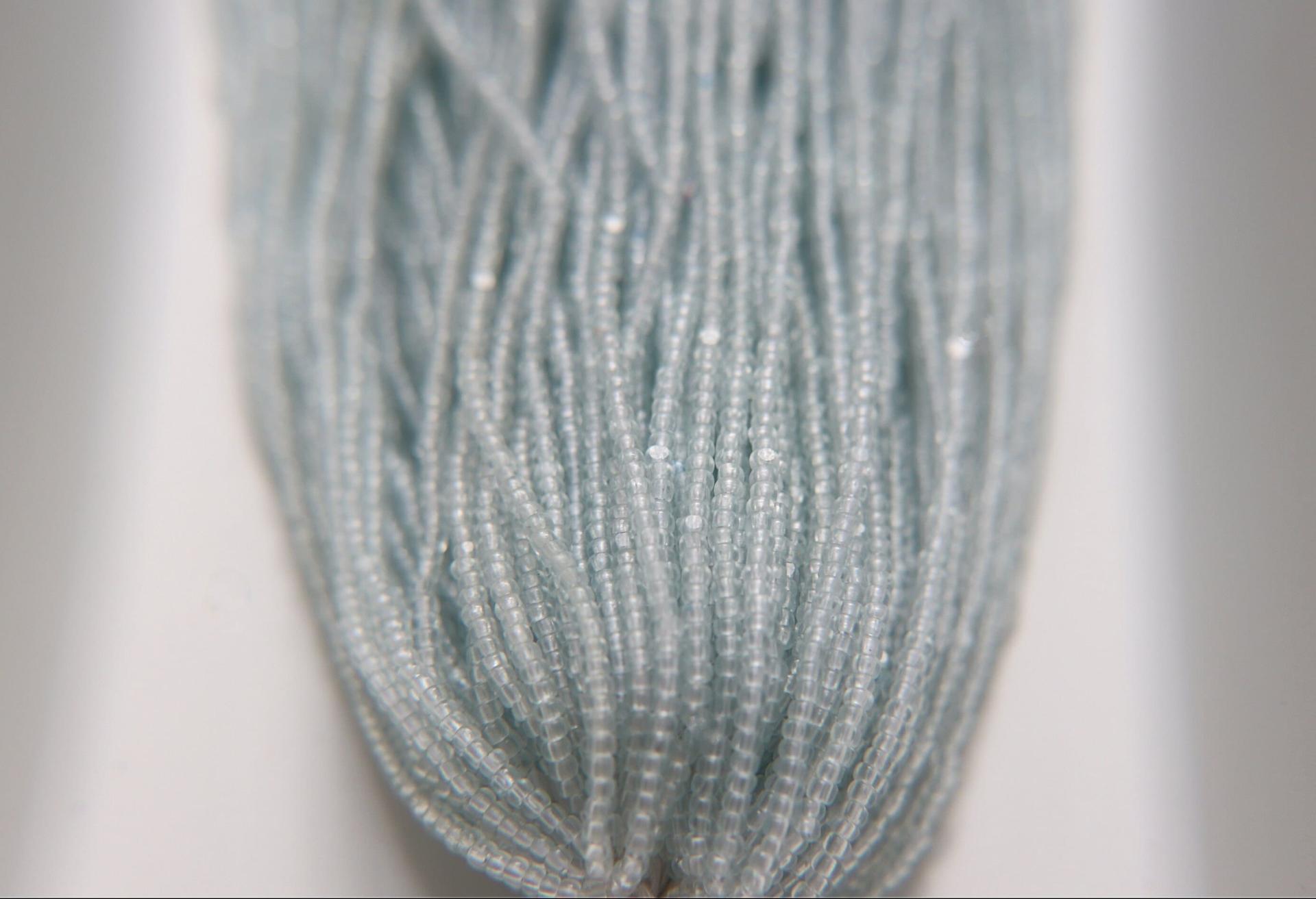 11/0 Hanks Charlotte Cut Beads Light Azore Transparent (Dyed) 1/5/25/50/100 Hanks 2.0mm jewellery rare beads, jewelry supply, Native supply