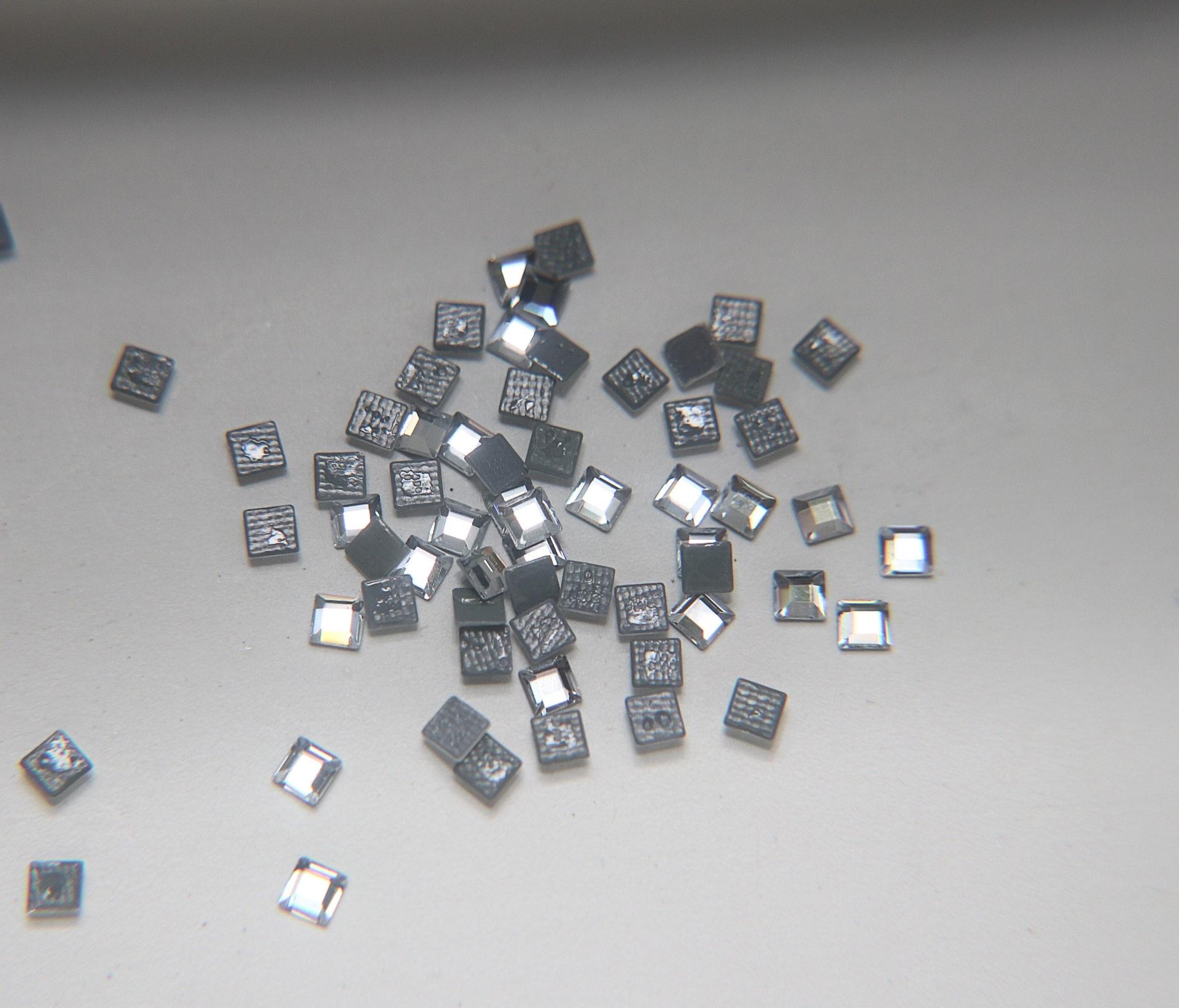 3mm Swarovski Hotfix Crystal 2400 Square Flat Back Crystal 24/72/144/432/720 Pieces Nail art decoration, craft supplies, wedding decorations