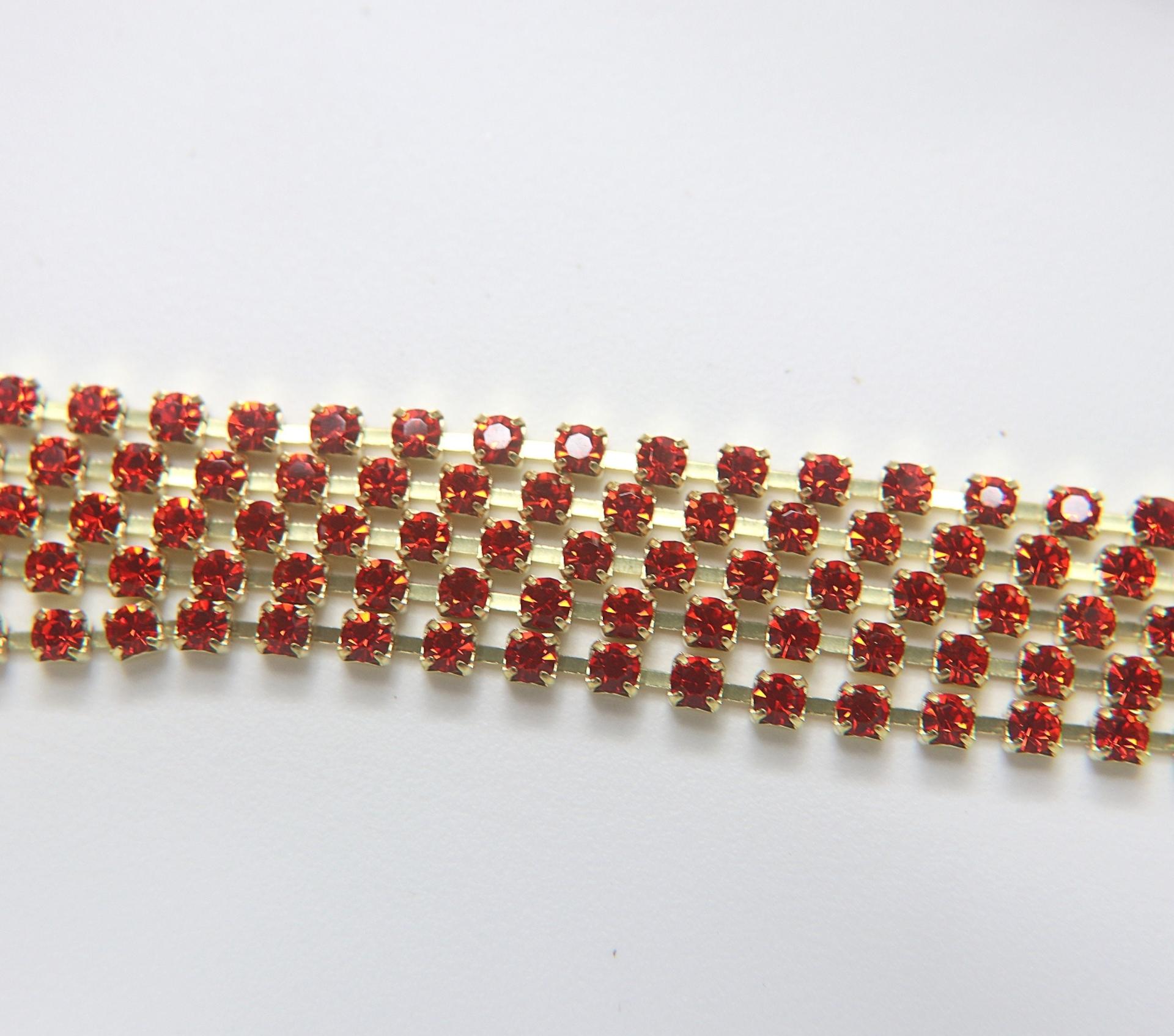 12SS Rhinestone Chain Swarovski vintage 3mm (0.5/1/2/5 Meters) vintage findings, strass chains, PREMIUM supplies, wedding decorations, laces