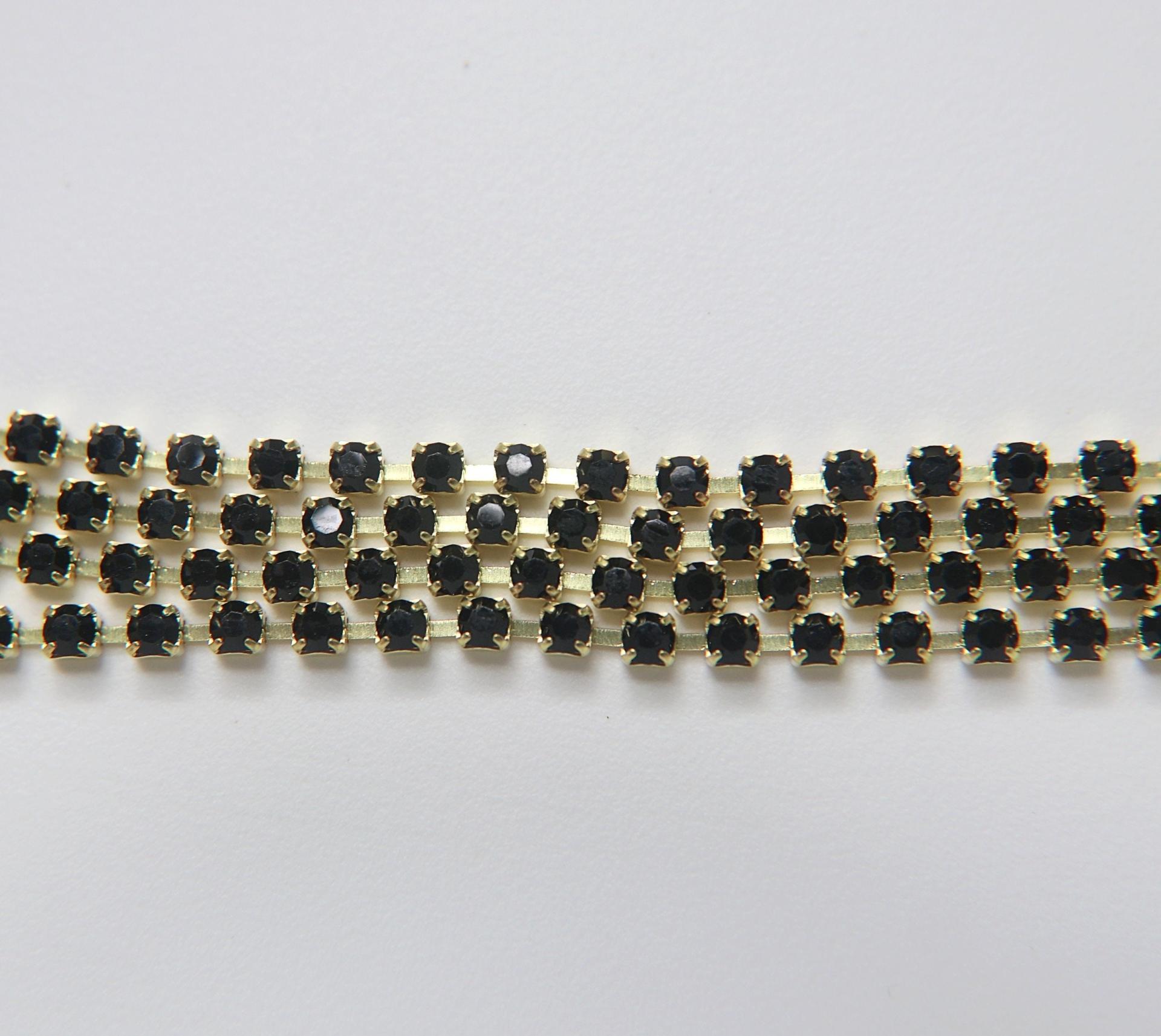 12SS Rhinestone Chain Swarovski vintage 3mm (0.5/1/2/5 Meters) vintage findings, strass chains, PREMIUM supplies, wedding decorations, laces