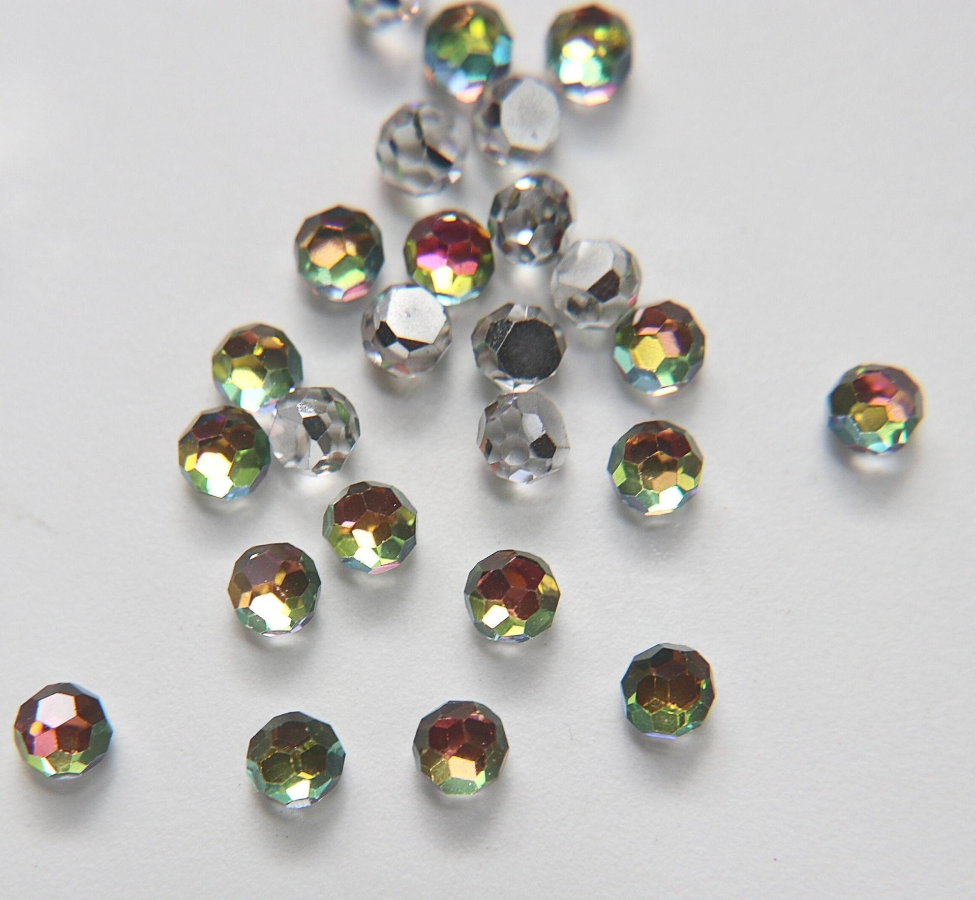 6mm Swarovski 4869 Disco Ball Fancy Stone Vintage Austrian lead crystal rhinestones 6/12/36/72 Pieces
