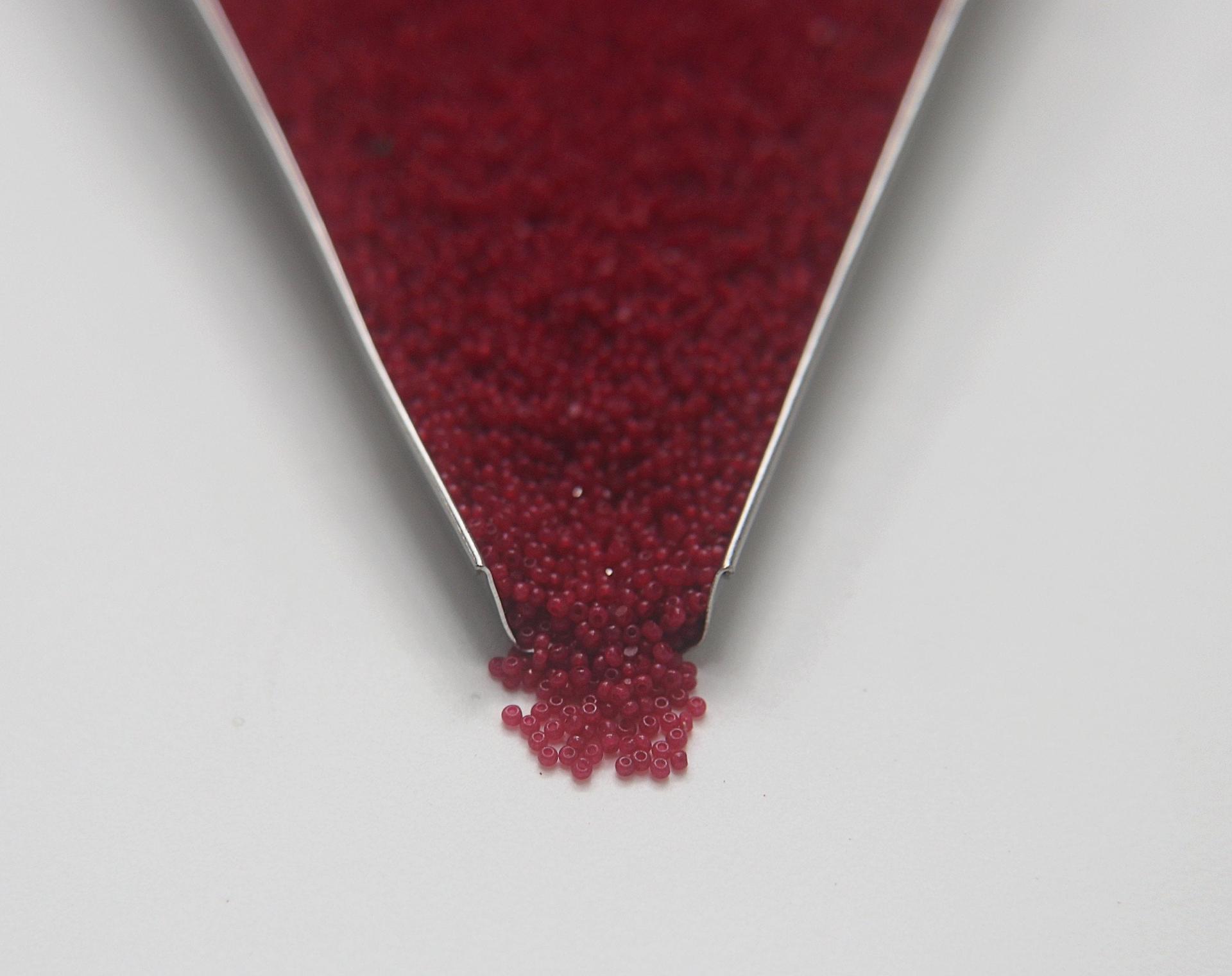 11/0 Charlotte True Cut Beads Ruby Opal 10/20/50/250/500 Grams Premium Seed beads, native supply