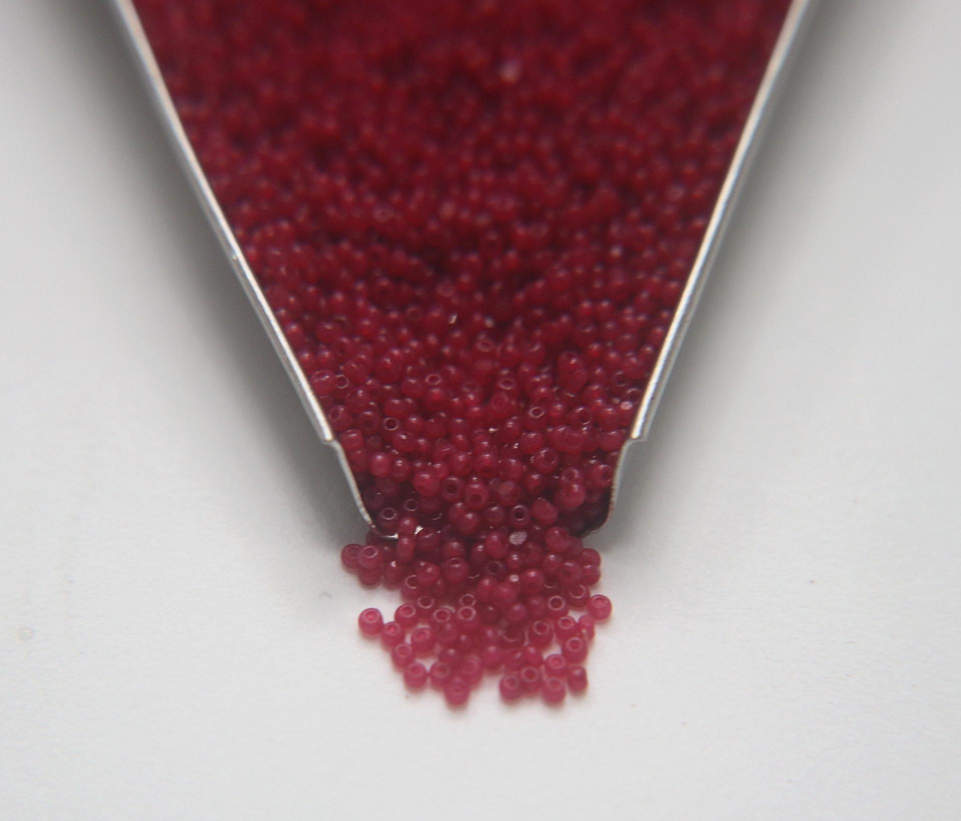 11/0 Charlotte True Cut Beads Ruby Opal 10/20/50/250/500 Grams Premium Seed beads, native supply