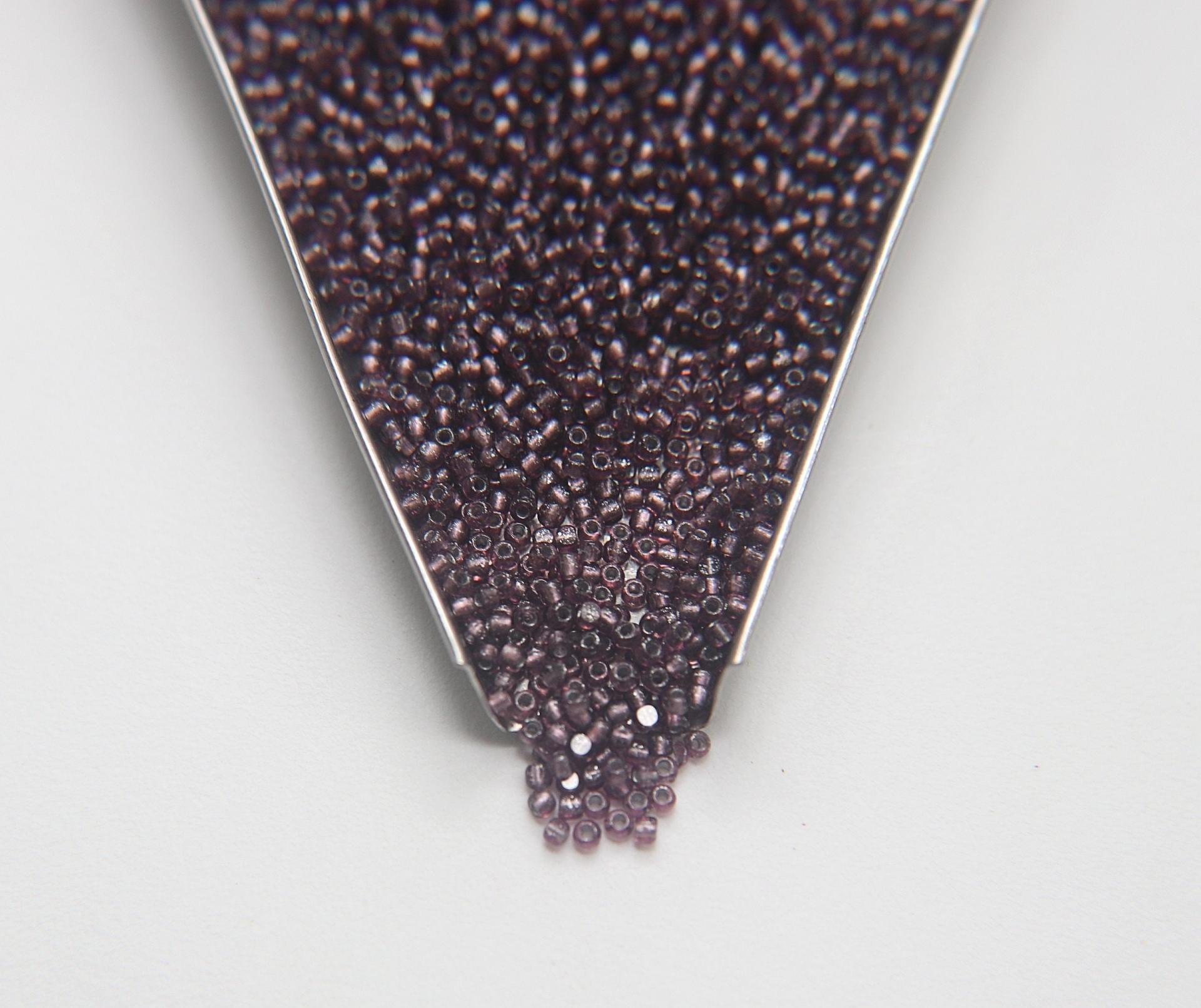 11/0 True cuts Charlotte Beads Amethyst Silver Lined 10/20/50/250/500 Grams PREMIUM SEED BEADS, Native Supply