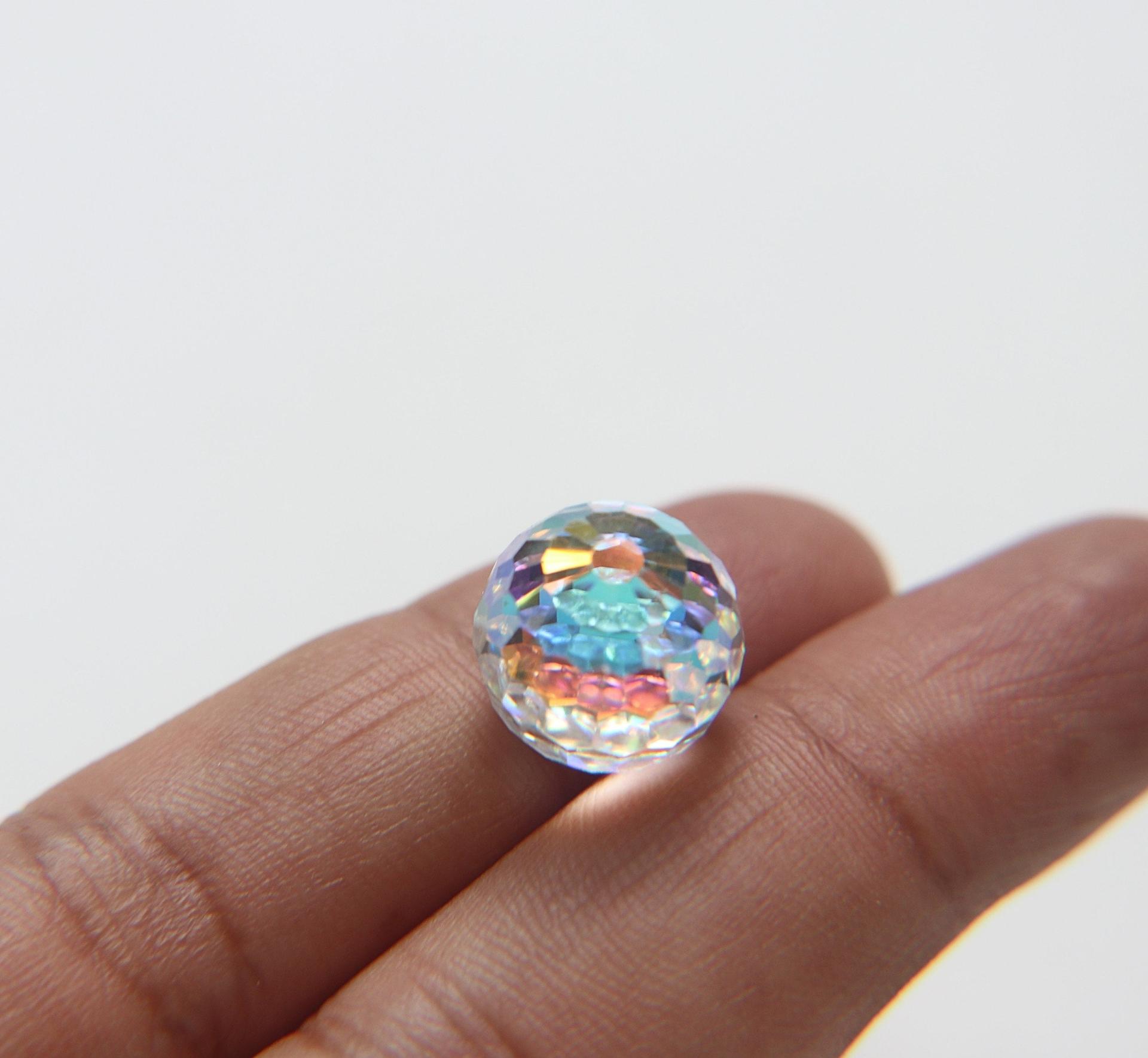 14mm Swarovski 4869 Disco Ball Fancy Stone Vintage Austrian lead Crystal Aurore Boreale rhinestones 1/2/6/12 Pieces
