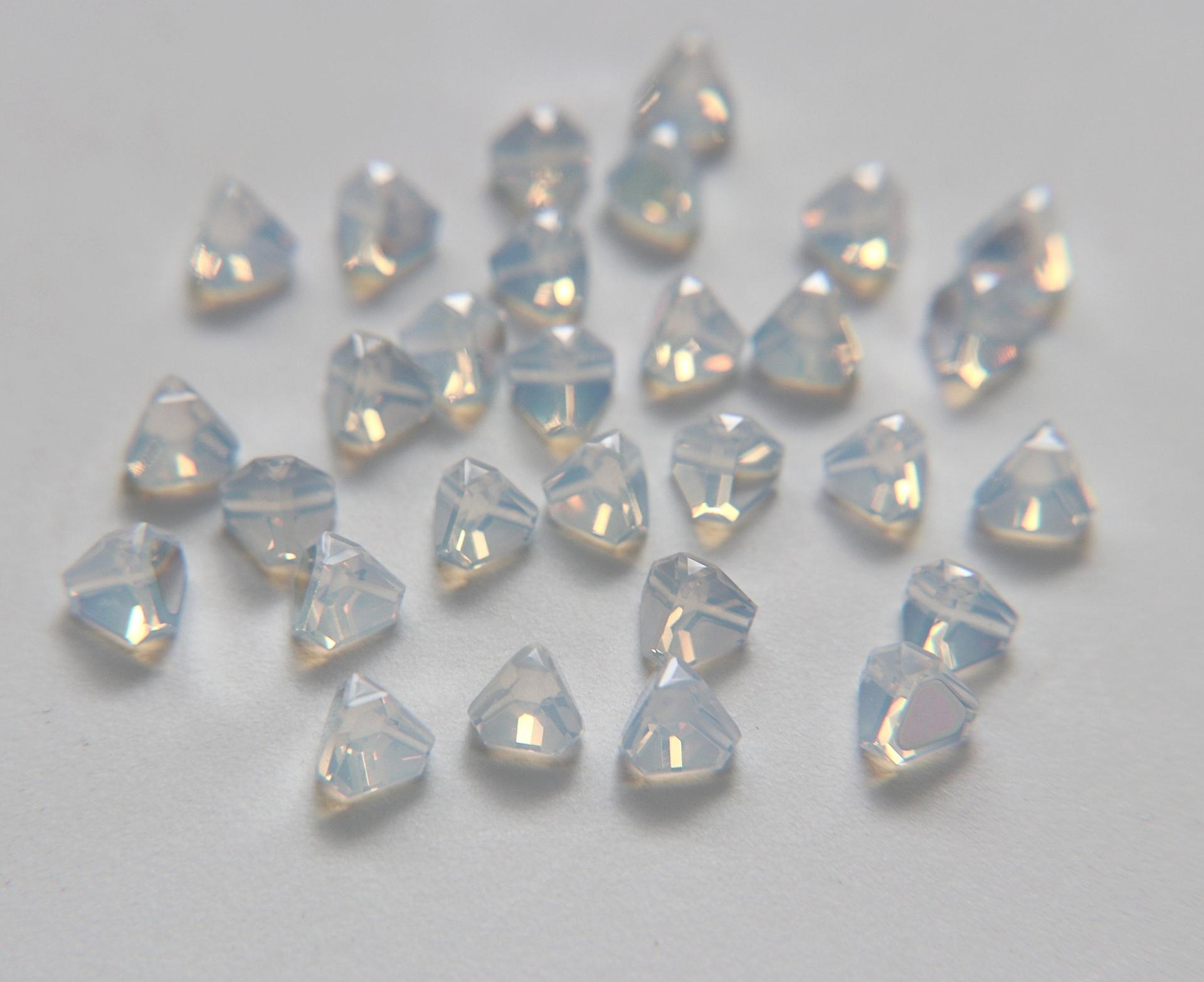 6mm Swarovski 4842 Pyramid Stone Vintage Austrian lead crystal rhinestones jewelry making findings