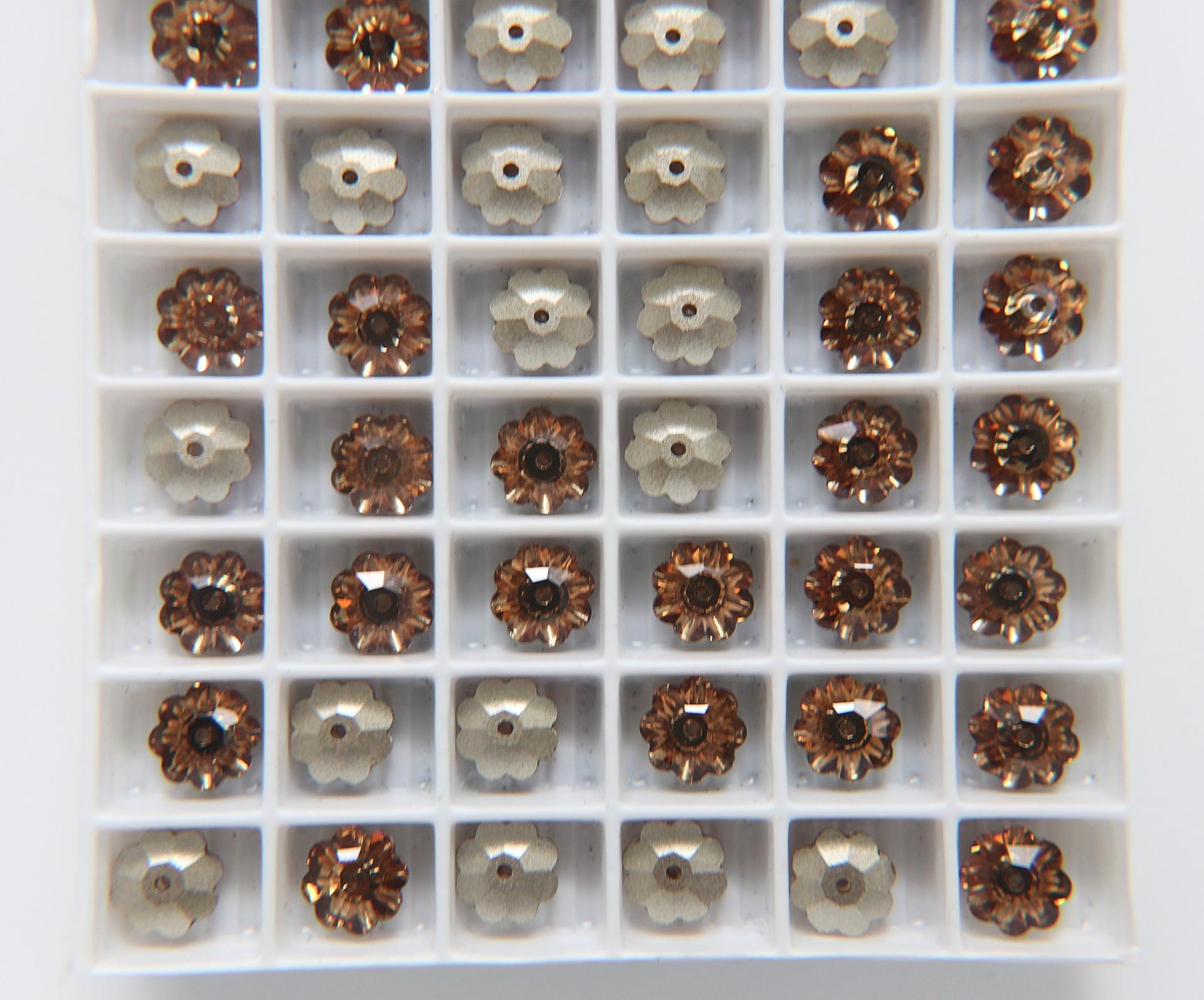8mm Swarovski Margarita Sew-on Stone (3700) 4 Colors 6/12/24/72 Pieces PREMIUM Materials