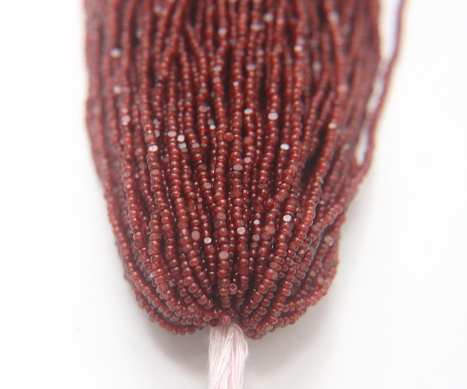 11/0 Hanks Charlotte Cut Beads Burgundy Opal 1/5/25/50/100 Hanks 2.0mm jewellery rare glass beads, jewelry supply, Native supply