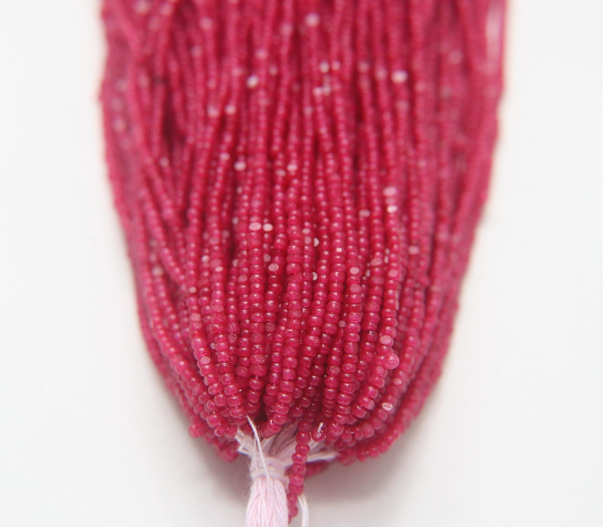 11/0 Hanks Charlotte Cut Beads Ruby Opal 1/5/25/50/100 Hanks 2.0mm jewellery rare glass beads, jewelry supply, Native supply