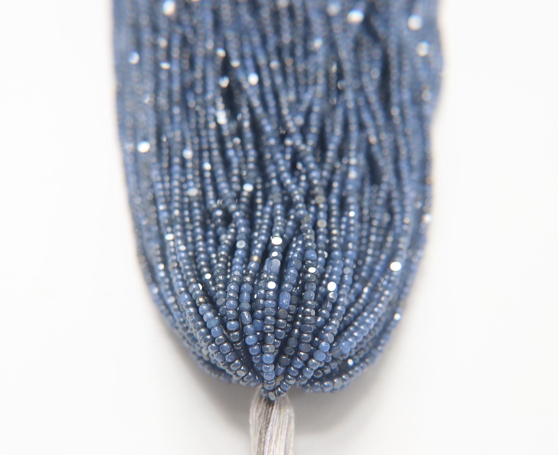 11/0 Hanks Charlotte Cut Beads Ionized Premium Medium Sapphire Opal 1/5/25/50/100 Hanks PREMIUM SEED BEADS, Native Supplies