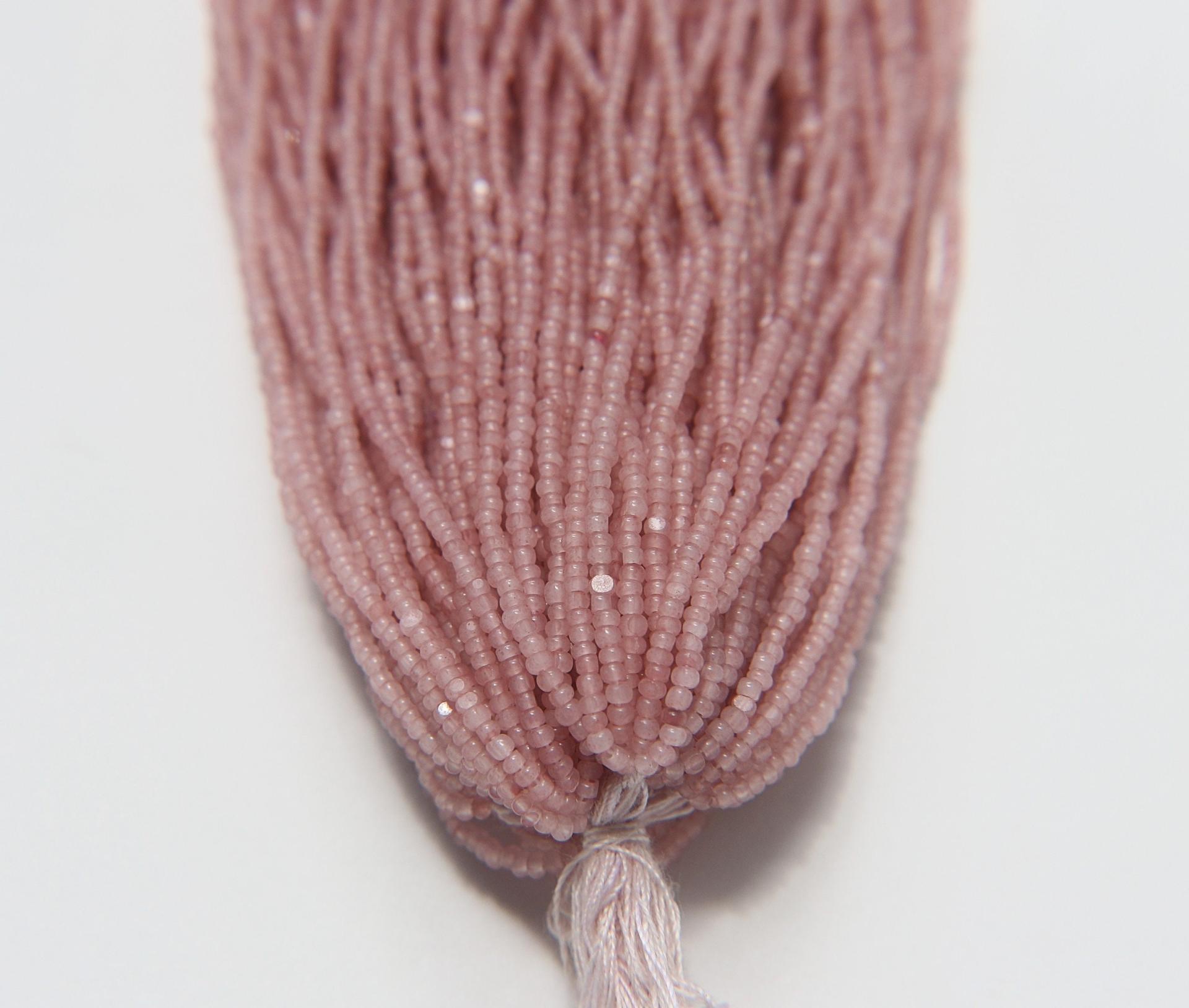 11/0 Hanks Charlotte Cut Beads Vintage Rose Opal 1/5/25/50/100 Hanks 2.0mm jewellery rare glass beads, jewelry supply, Native supply