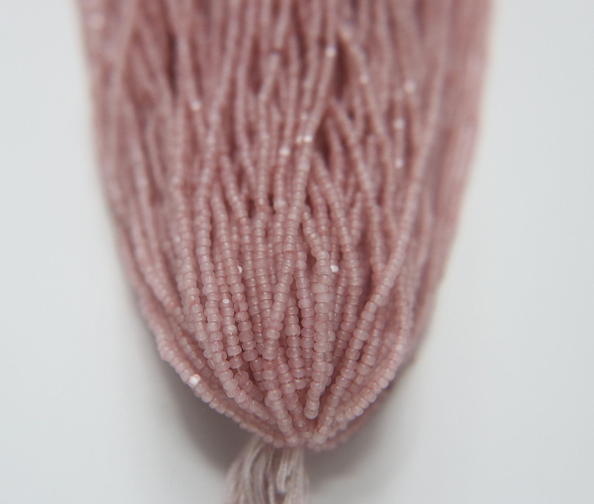 11/0 Hanks Charlotte Cut Beads Vintage Rose Opal 1/5/25/50/100 Hanks 2.0mm jewellery rare glass beads, jewelry supply, Native supply