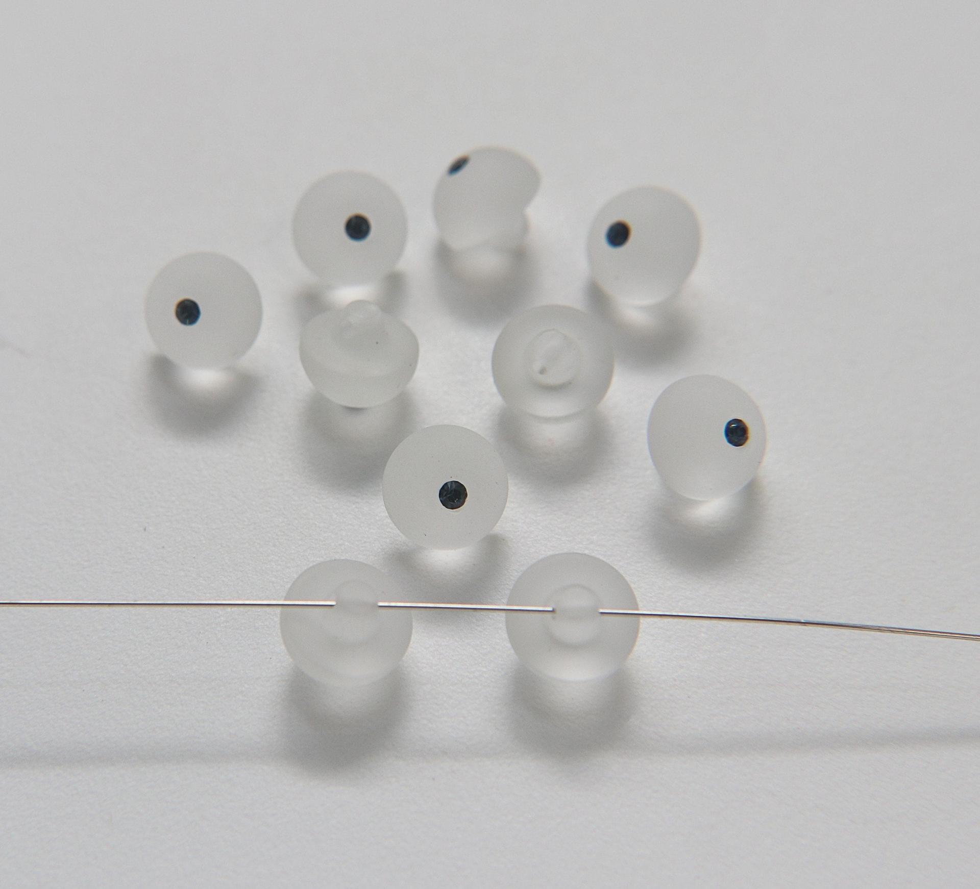 10mm Vintage Swarovski Cabachon Matt Crystal Button Genuine Swarovski Crystal 2/6/12 pieces