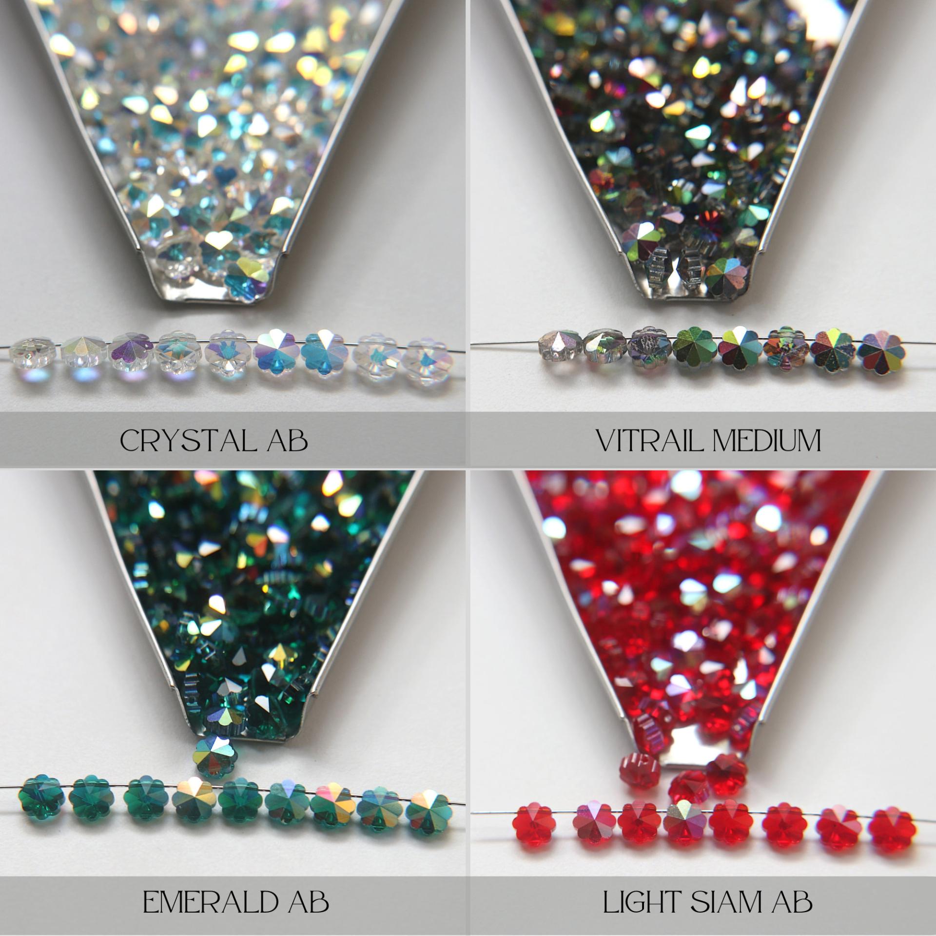 6mm SWAROVSKI 5110 Daisy vintage Swarovski crystal beads jewelry making Premium Supply