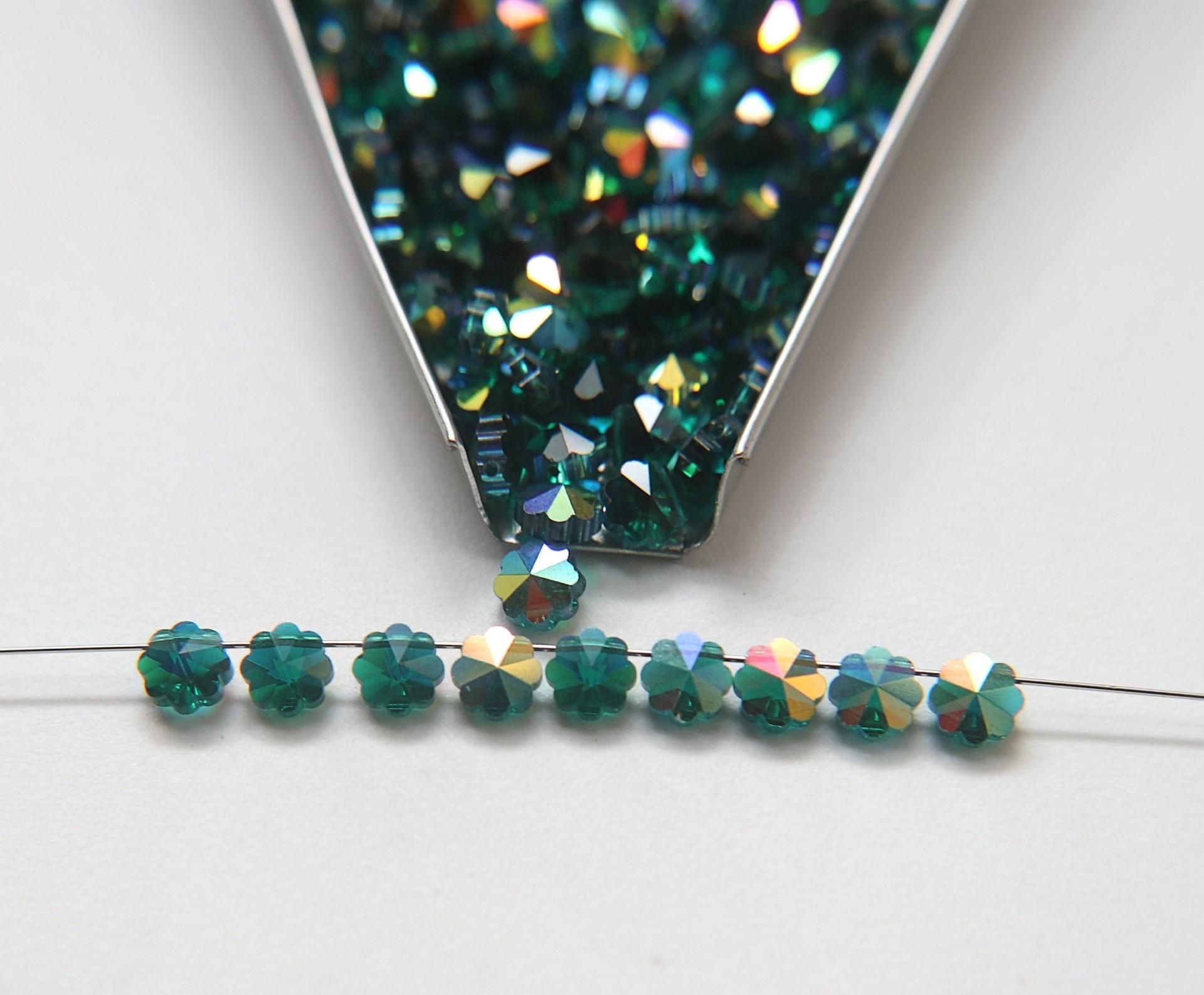 6mm SWAROVSKI 5110 Daisy vintage Swarovski crystal beads jewelry making Premium Supply