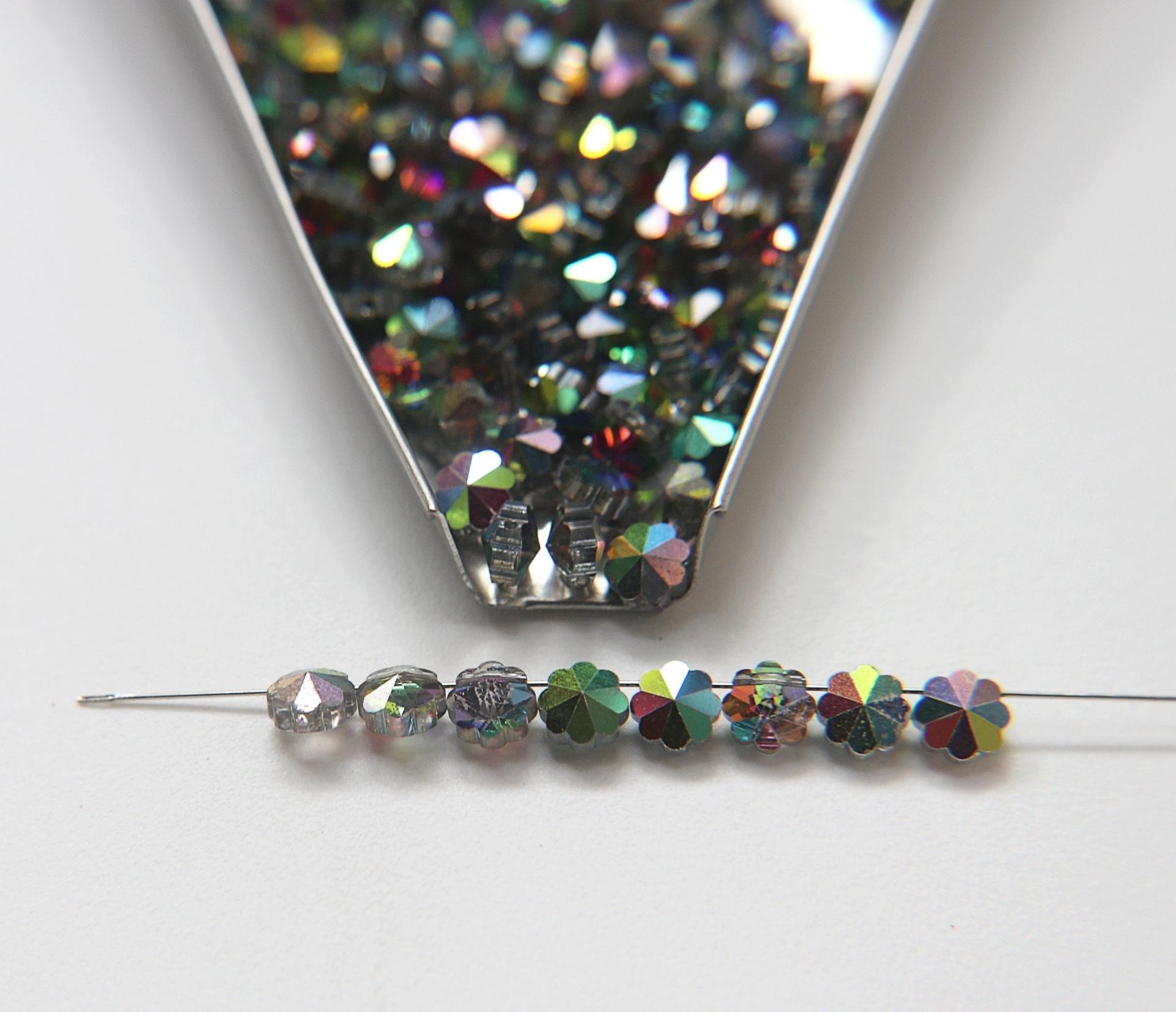 6mm SWAROVSKI 5110 Daisy vintage Swarovski crystal beads jewelry making Premium Supply