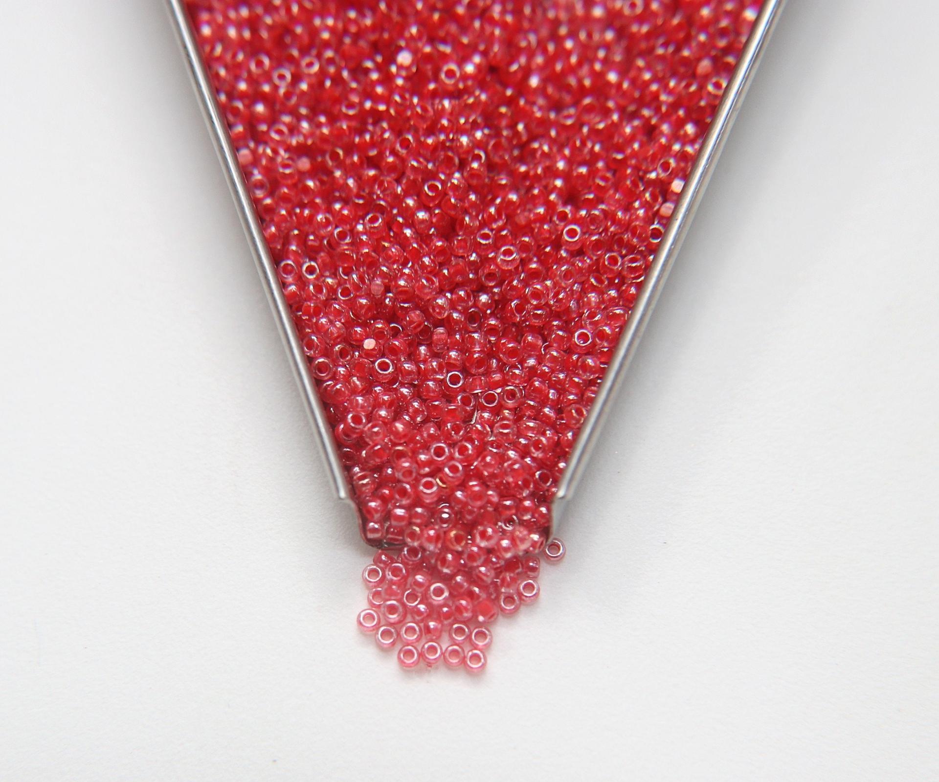 11/0 Charlotte true Cut Beads Crystal Luster Neon Linings Premium Seed Beads Rare Beads jewelry making craft Native Supply