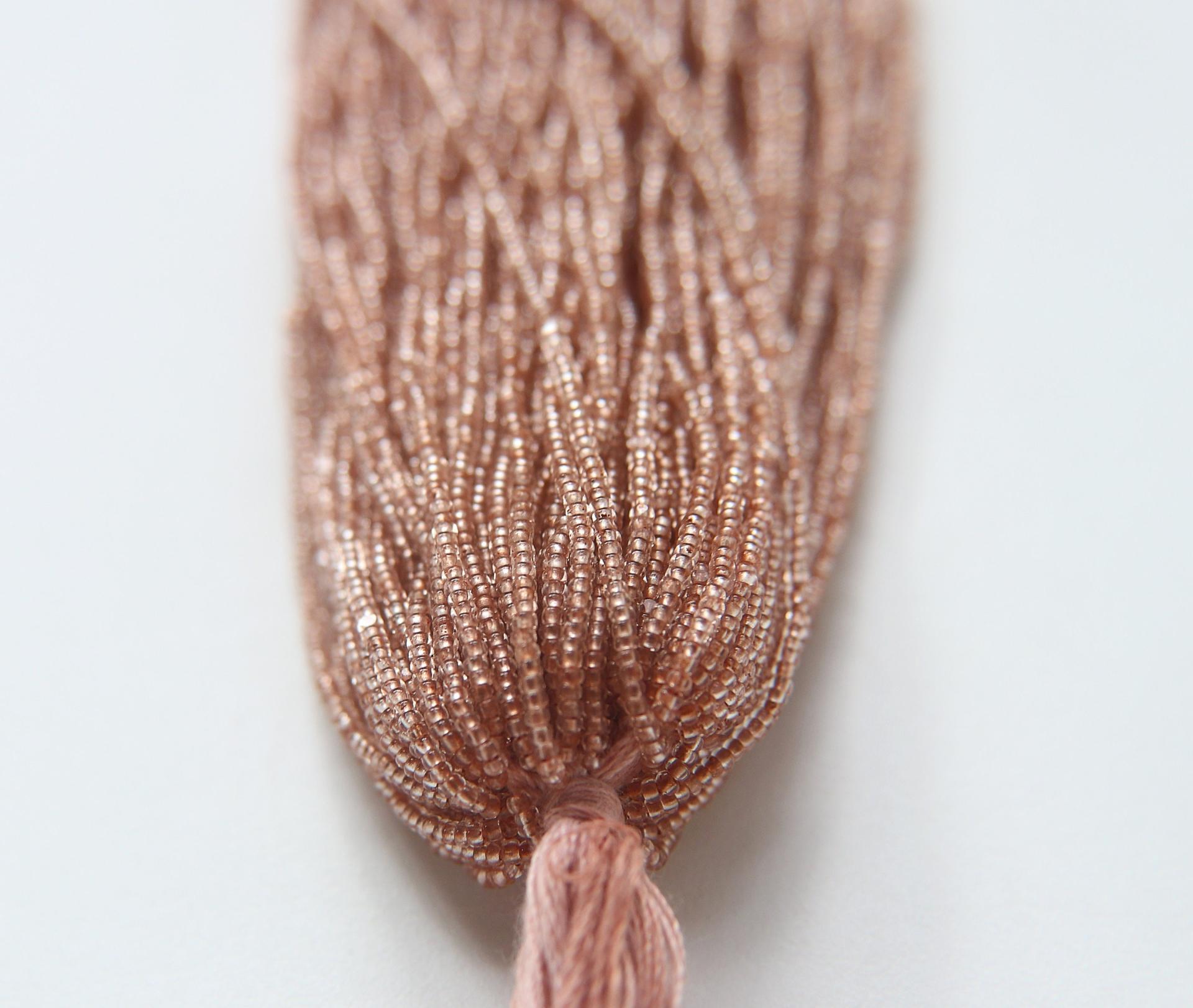 13/0 Hanks Charlotte Cut Beads Crystal Rose Gold Lined Hanks jewellery rare glass beads native jewelry supply