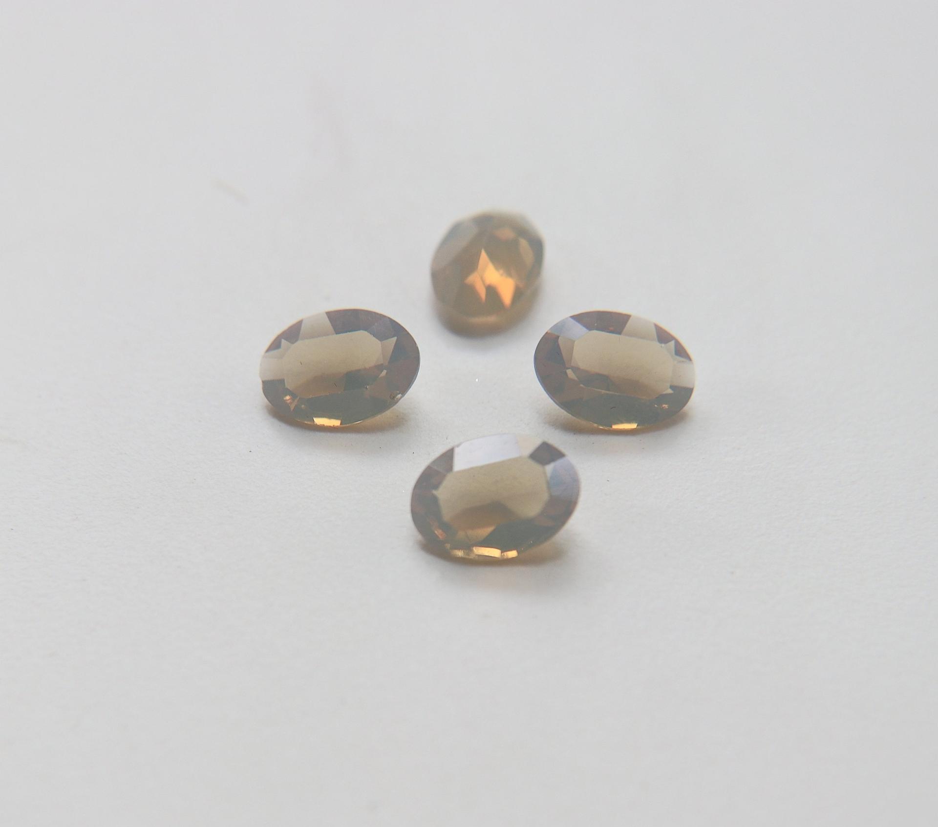 Vintage Swarovski 14x10 mm Crystal Light Grey Opal UNFOILED Oval Shape 4128/4100 Premier Crystal Rhinestones gemstones