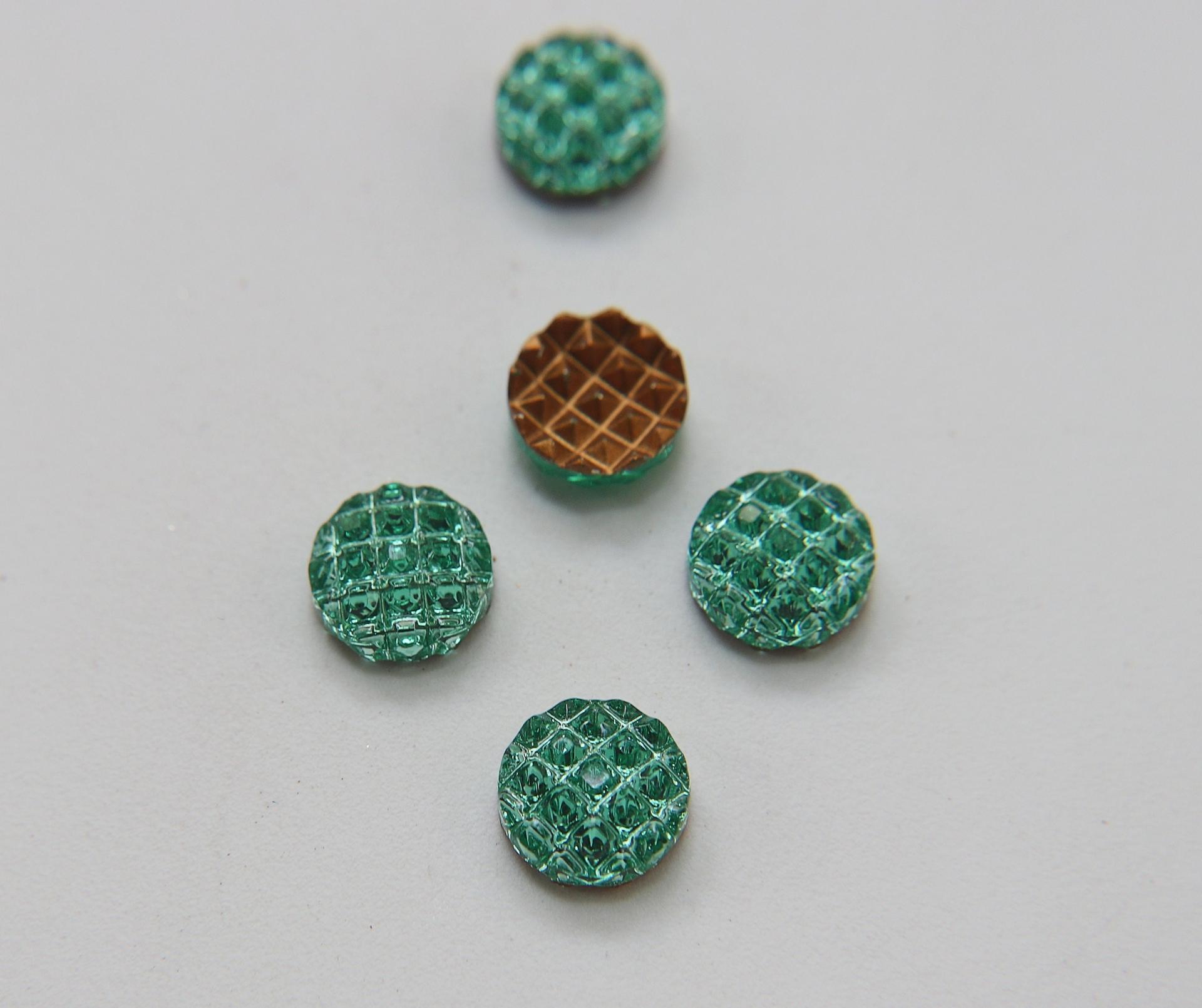 Vintage Swarovski 14 mm Rare Premier Light Emerald Rhinestones 2/6/12/36 Pieces gemstones