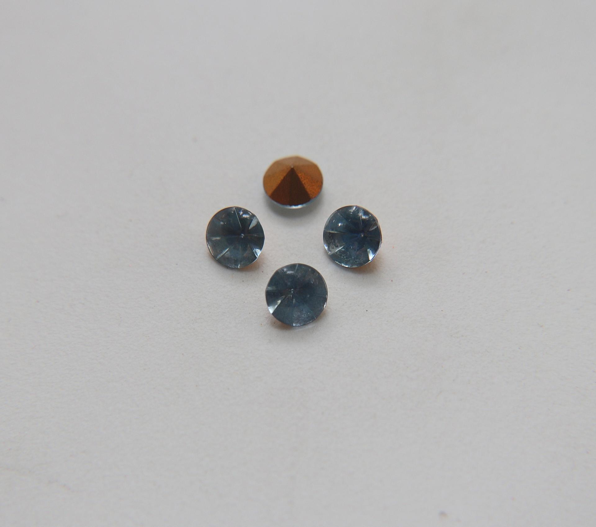 Vintage Swarovski 28ss Cabochon Chaton stones Round stones jewelry making vintage findings
