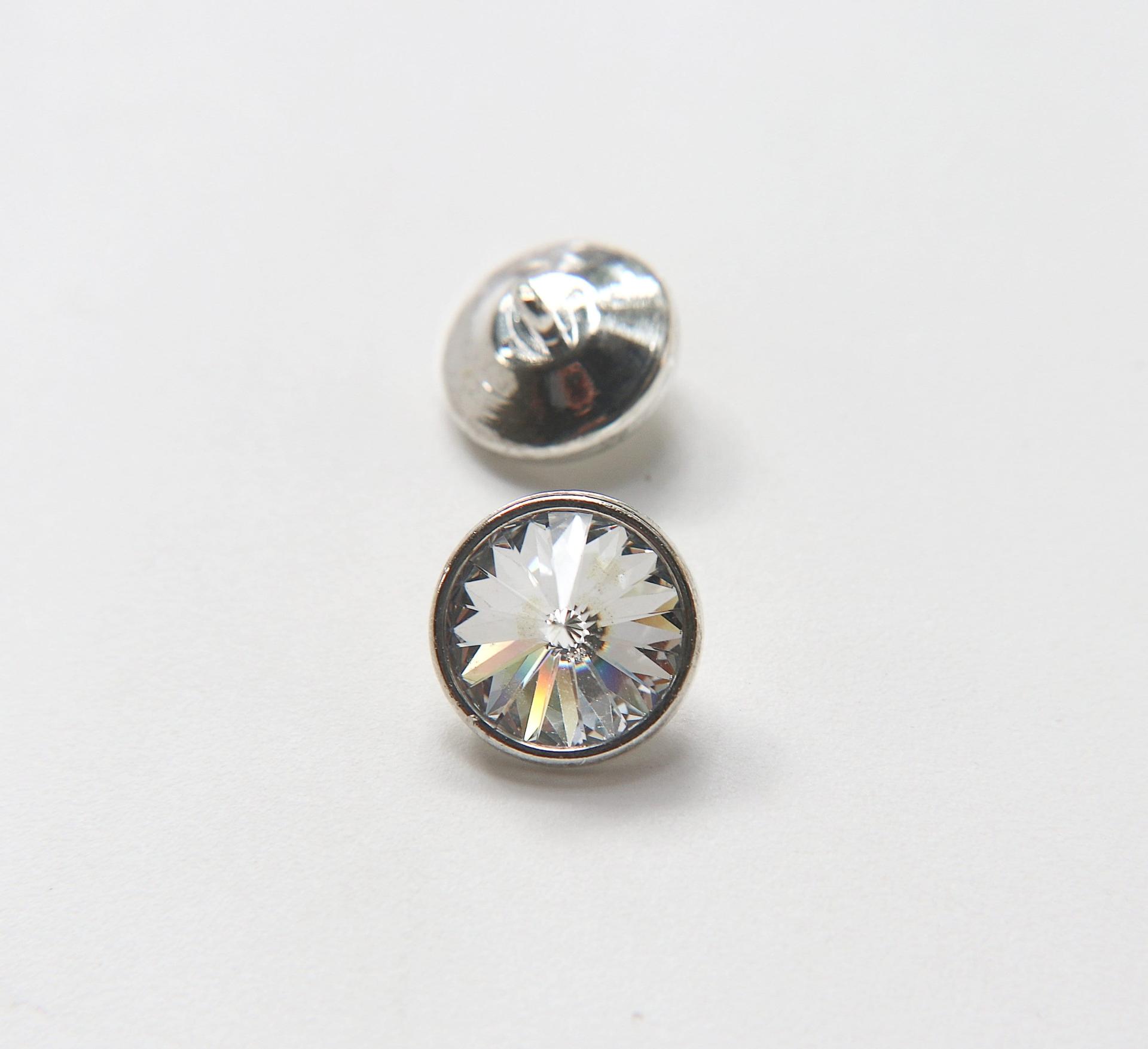 16mm Rare Swarovski Crystaletts Bezel Buttons Swarovski Crystal vintage articles