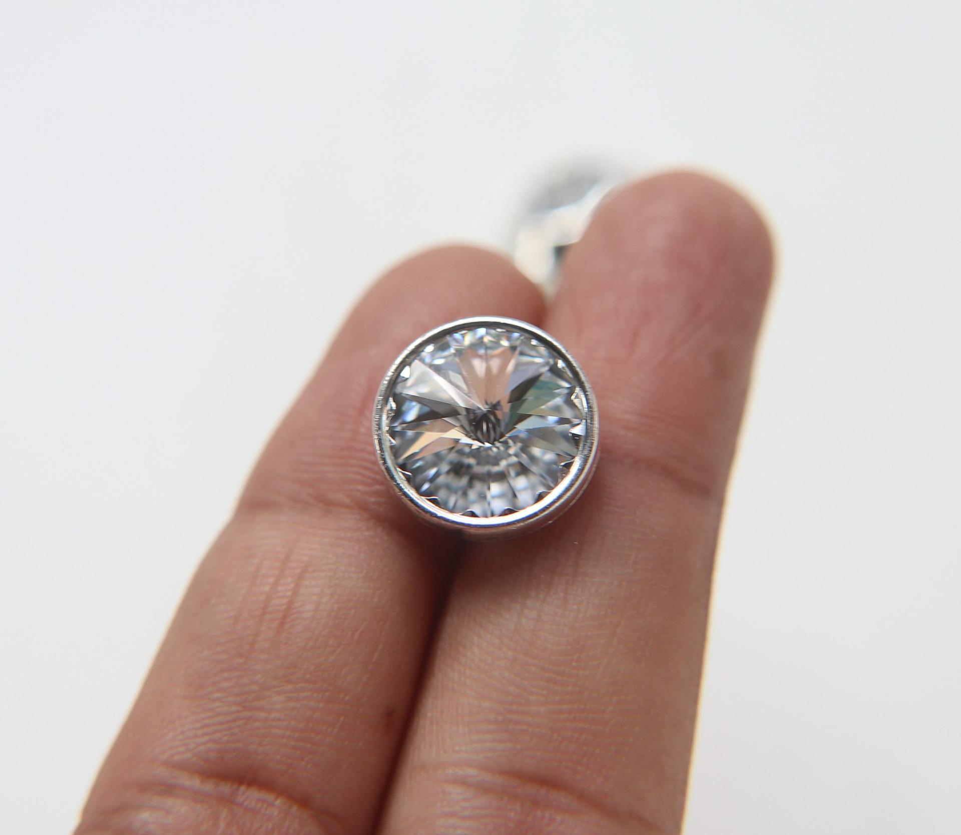 16mm Rare Swarovski Crystaletts Bezel Buttons Swarovski Crystal vintage articles