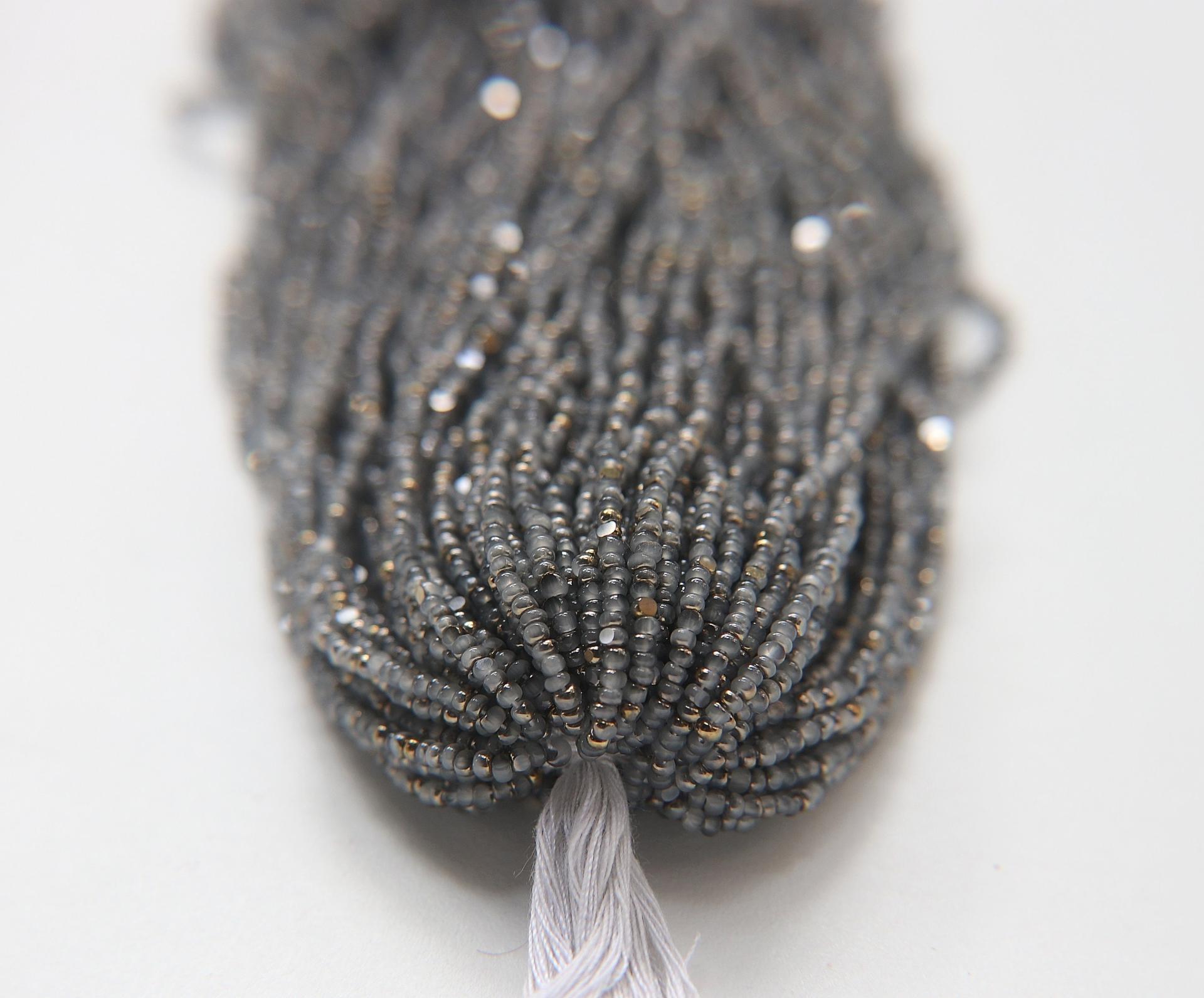 11/0 Hanks Charlotte Cut Beads Patina White Opal Aurum 1/5/25/50/100 Hanks PREMIUM SEED BEADS, Native Supplies