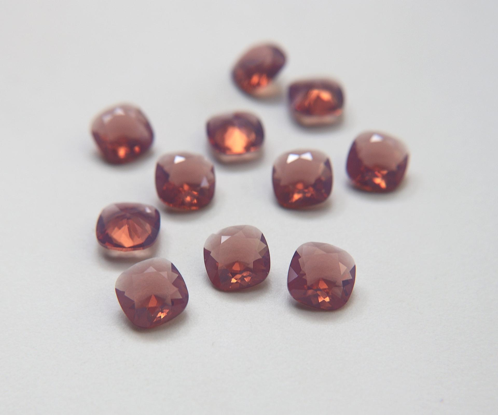 Vintage Swarovski 12mm Cushion Cut in Cyclamen Opal 4470 Premier Crystal 2 Pieces fancy stones, jewelry making, craft supply