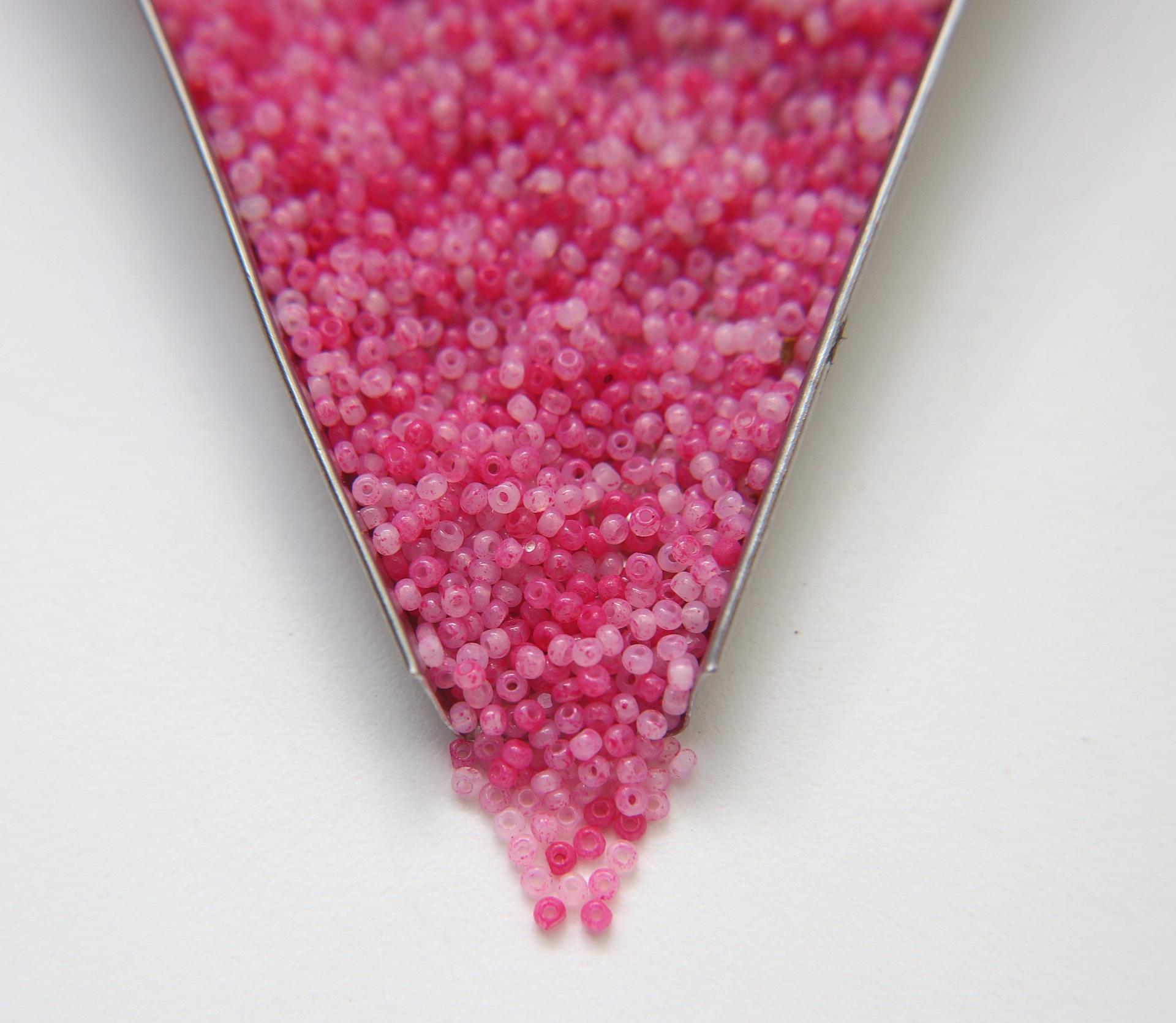 11/0 Charlotte Cut Beads Opal Mosaic effects PREMIUM MATERIALS native supply ornaments making embroidery