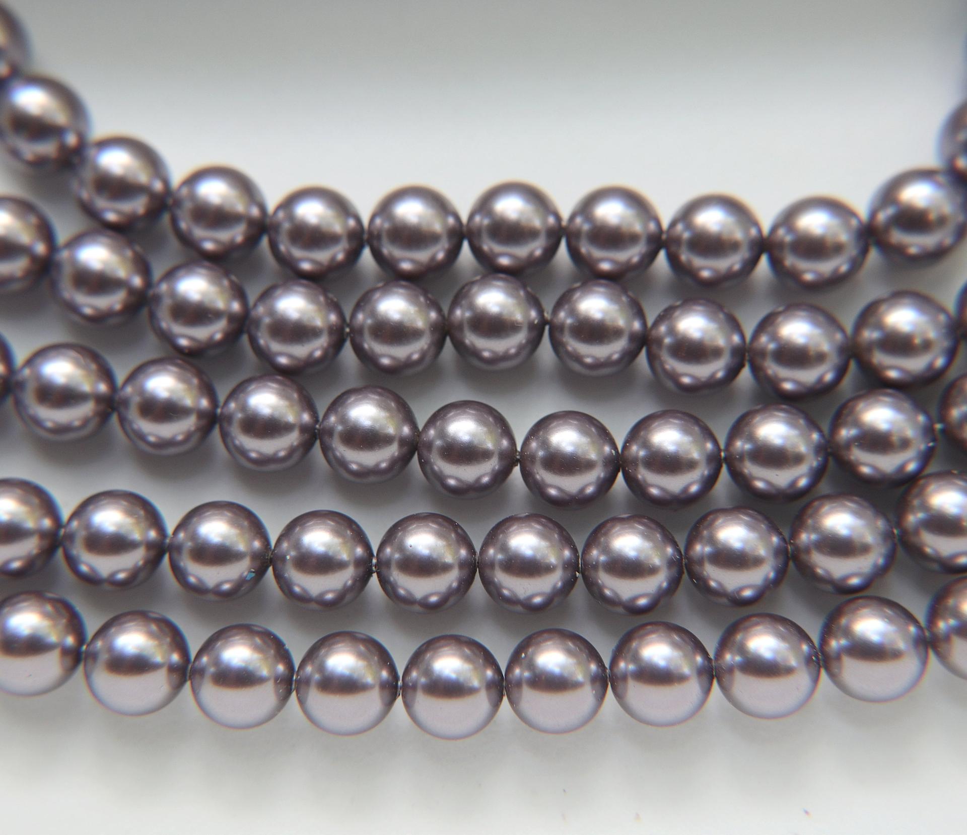 Swarovski® 8mm Crystal Mauve Pearl Round Pearl Beads round pearl swarovski crystal beads swarovski crystal pearl WHOLESALE PRICES