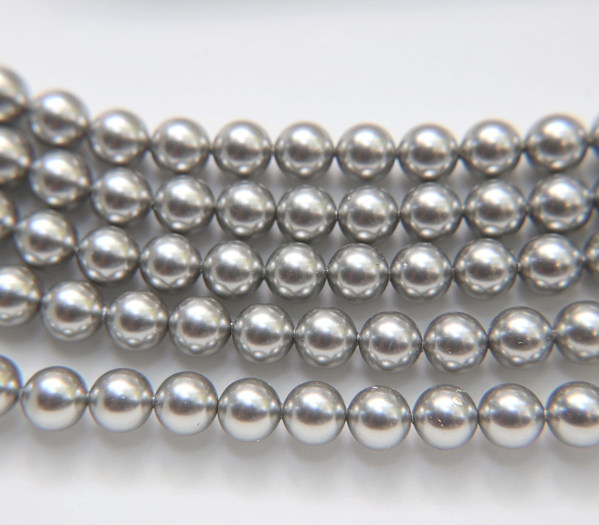 Swarovski® 8mm Crystal Light Grey Pearl Round Pearl Beads round pearl swarovski crystal beads swarovski crystal pearl WHOLESALE PRICES