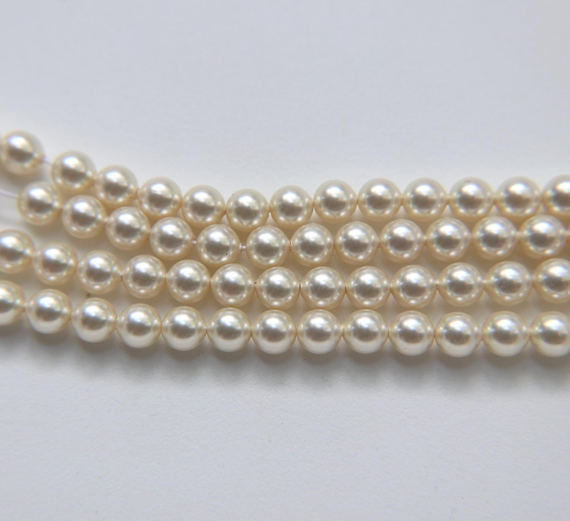 Swarovski® 6mm Crystal White Pearl Round Pearl Beads round pearl swarovski crystal beads swarovski crystal pearl WHOLESALE PRICES
