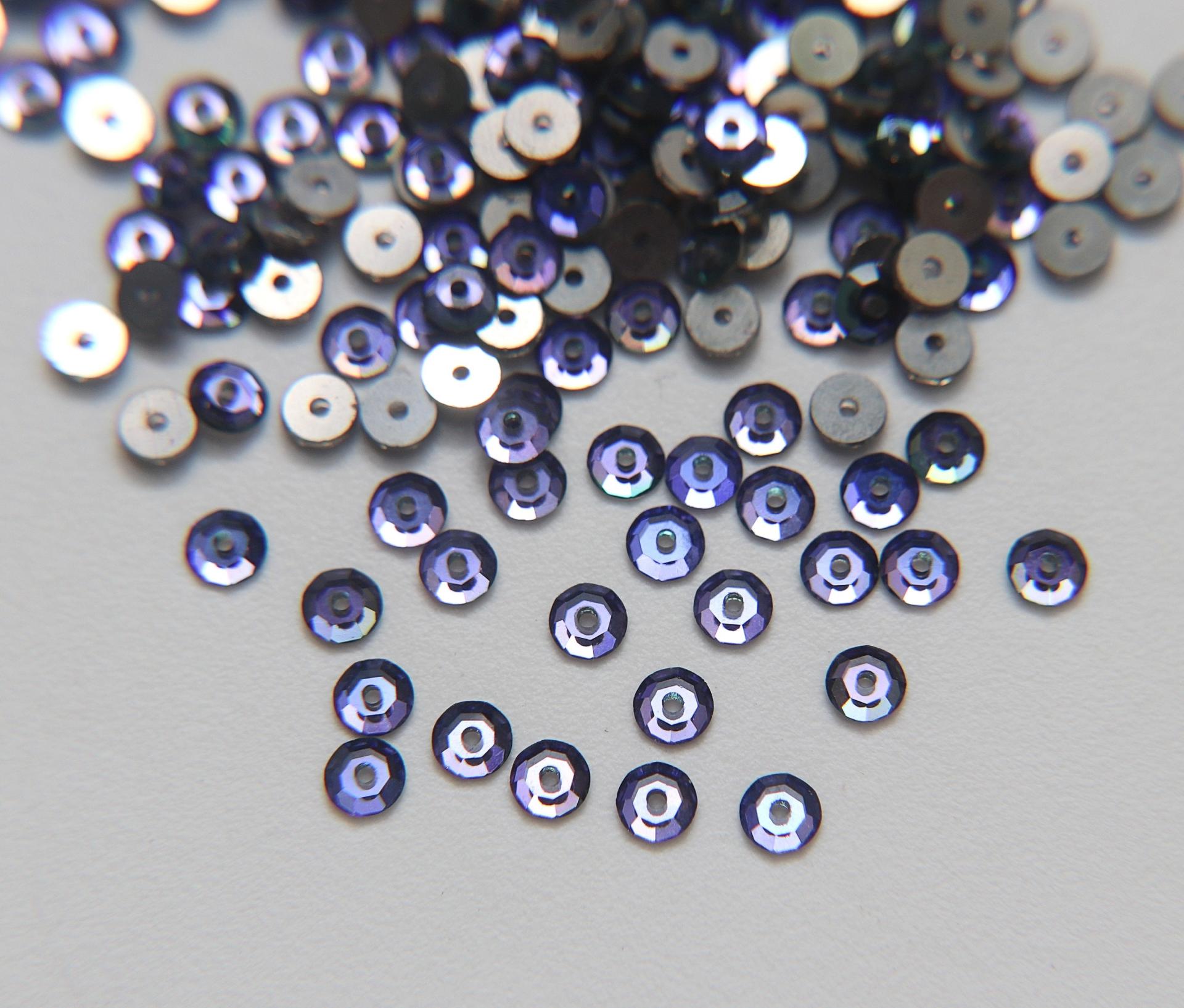 Swarovski Tanzanite 4MM Lochrose SEW ON STONES 3128 embroidery materials couture materials sewing stones
